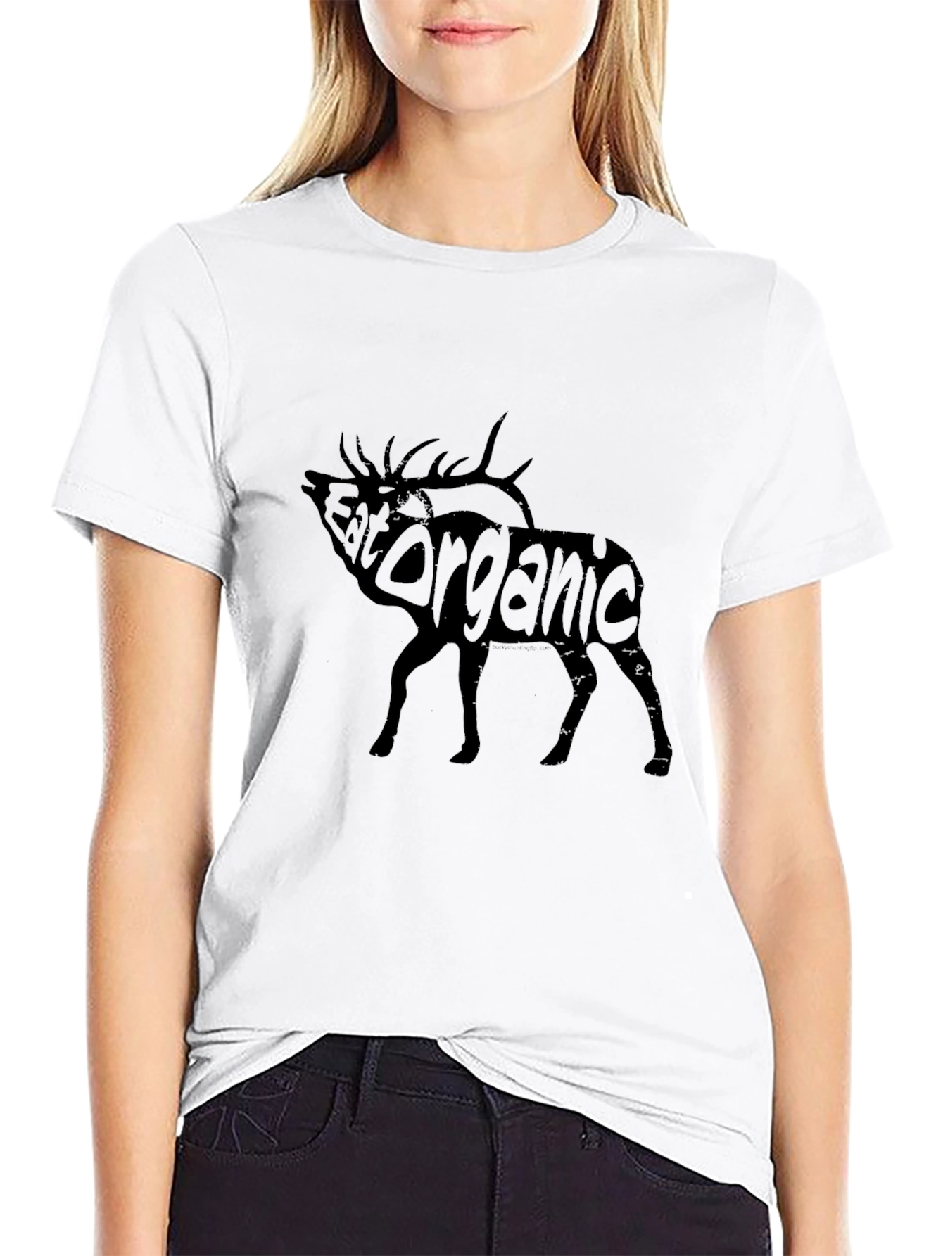 Eat Organic Graphic Tee - Black