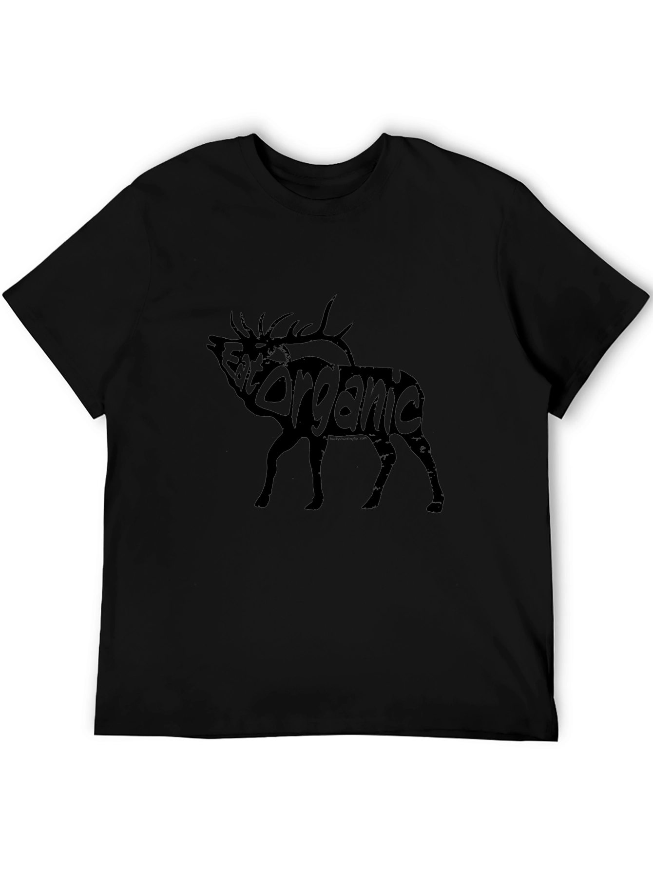 Eat Organic Graphic Tee - Black