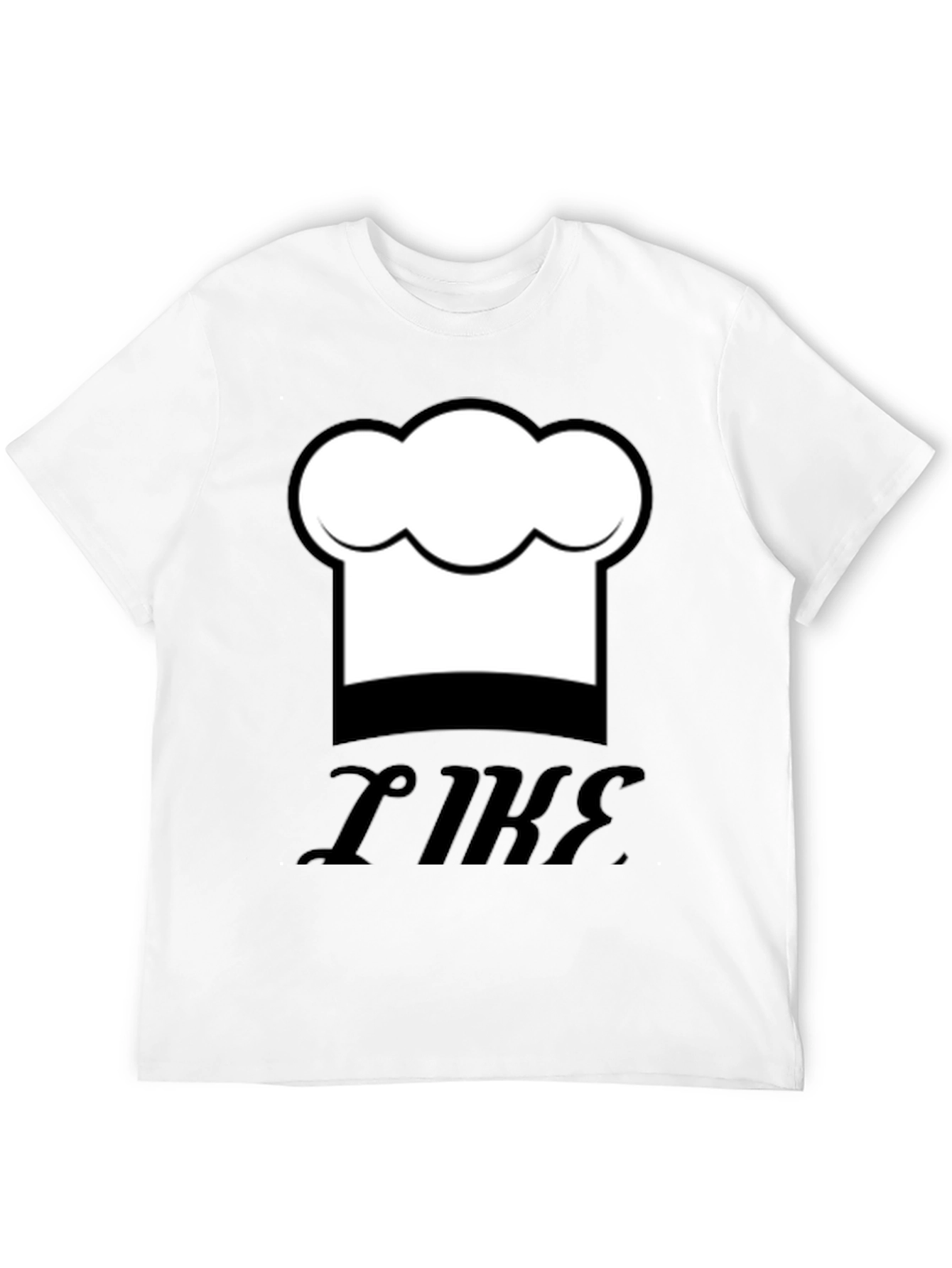 Chef Hat Graphic Black T-Shirt - Funny Cooking Tee