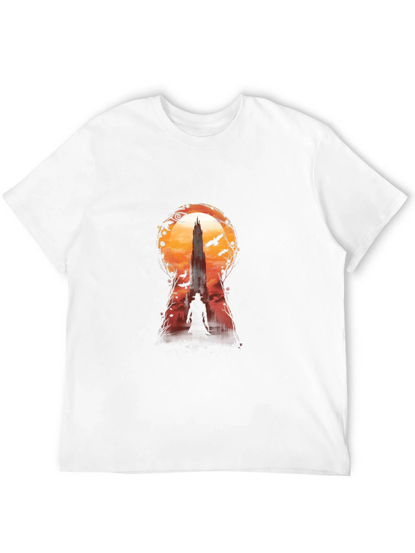Dark Tower Keyhole Graphic Tee - Black
