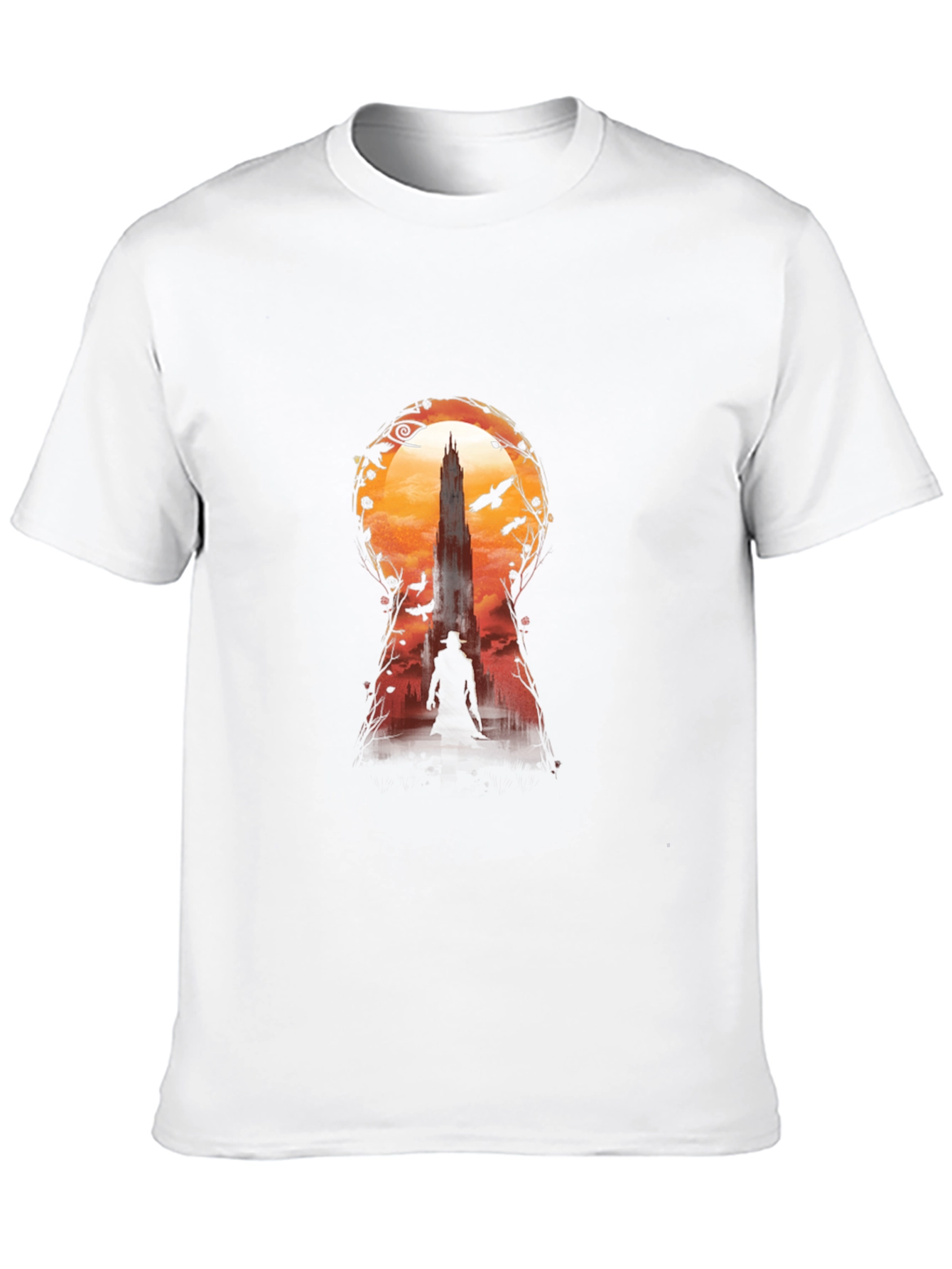 Dark Tower Keyhole Graphic Tee - Black