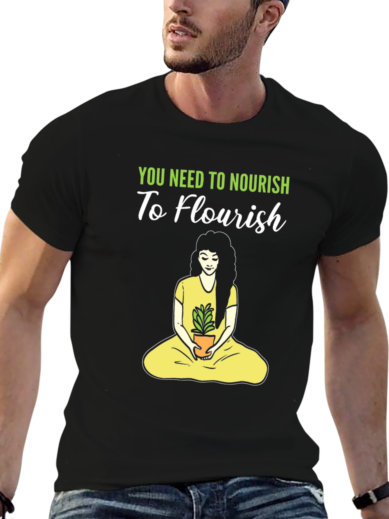 Nourish to Flourish Graphic Tee