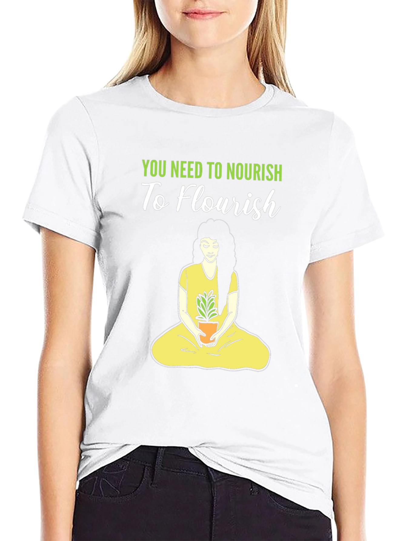 Nourish to Flourish Graphic Tee