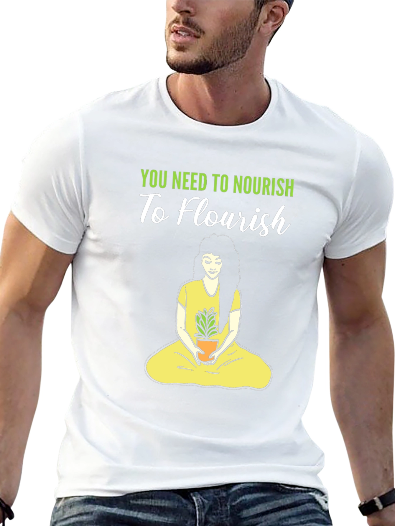 Nourish to Flourish Graphic Tee