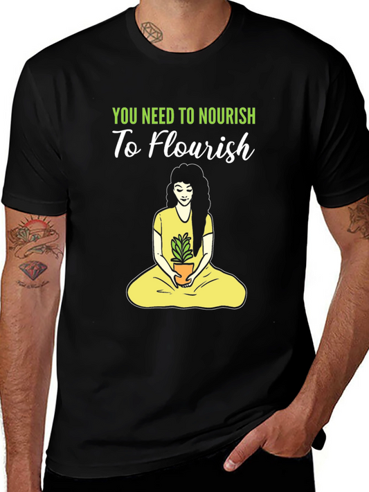 Nourish to Flourish Graphic Tee