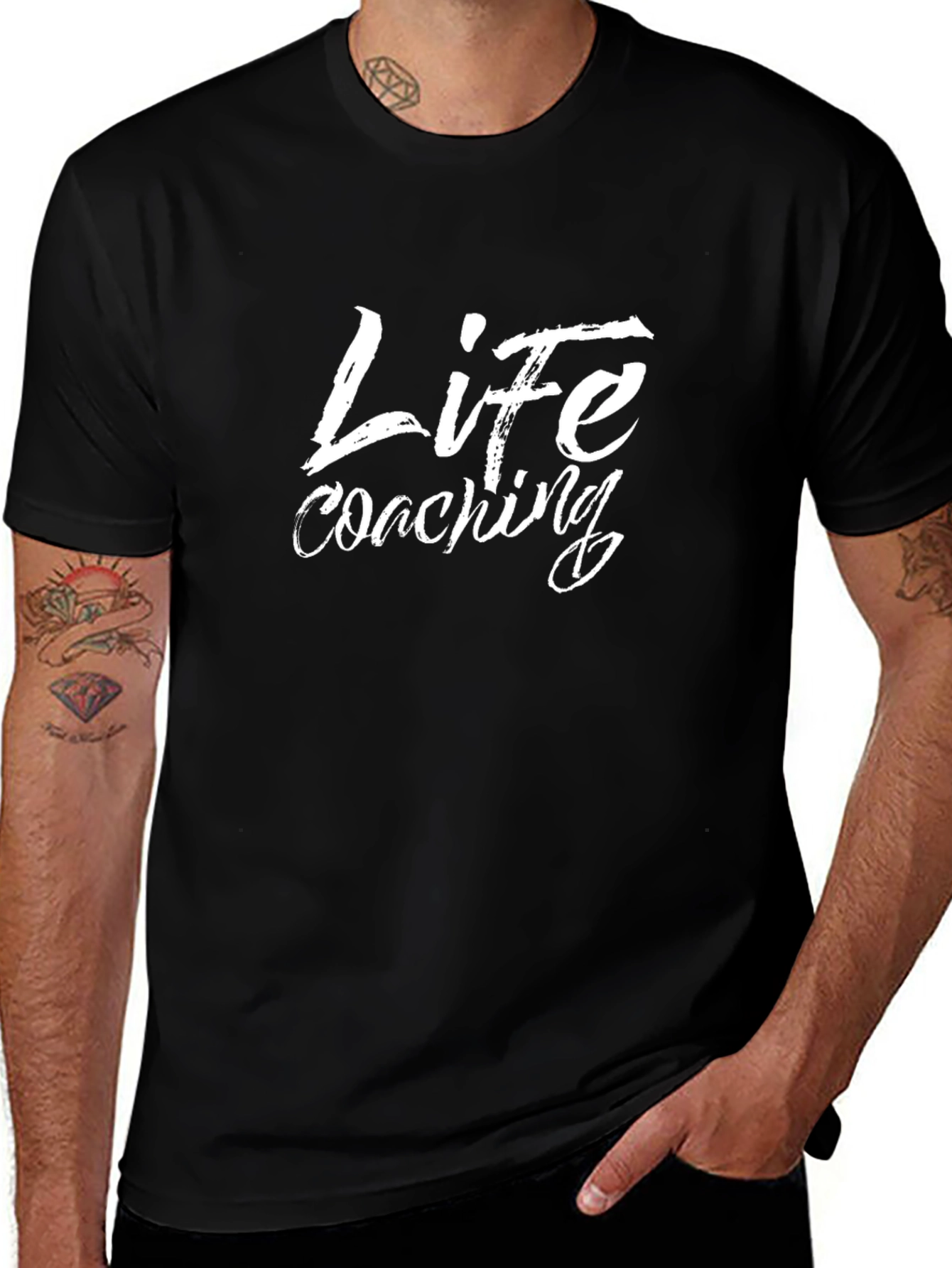 Life Coaching Black T-Shirt
