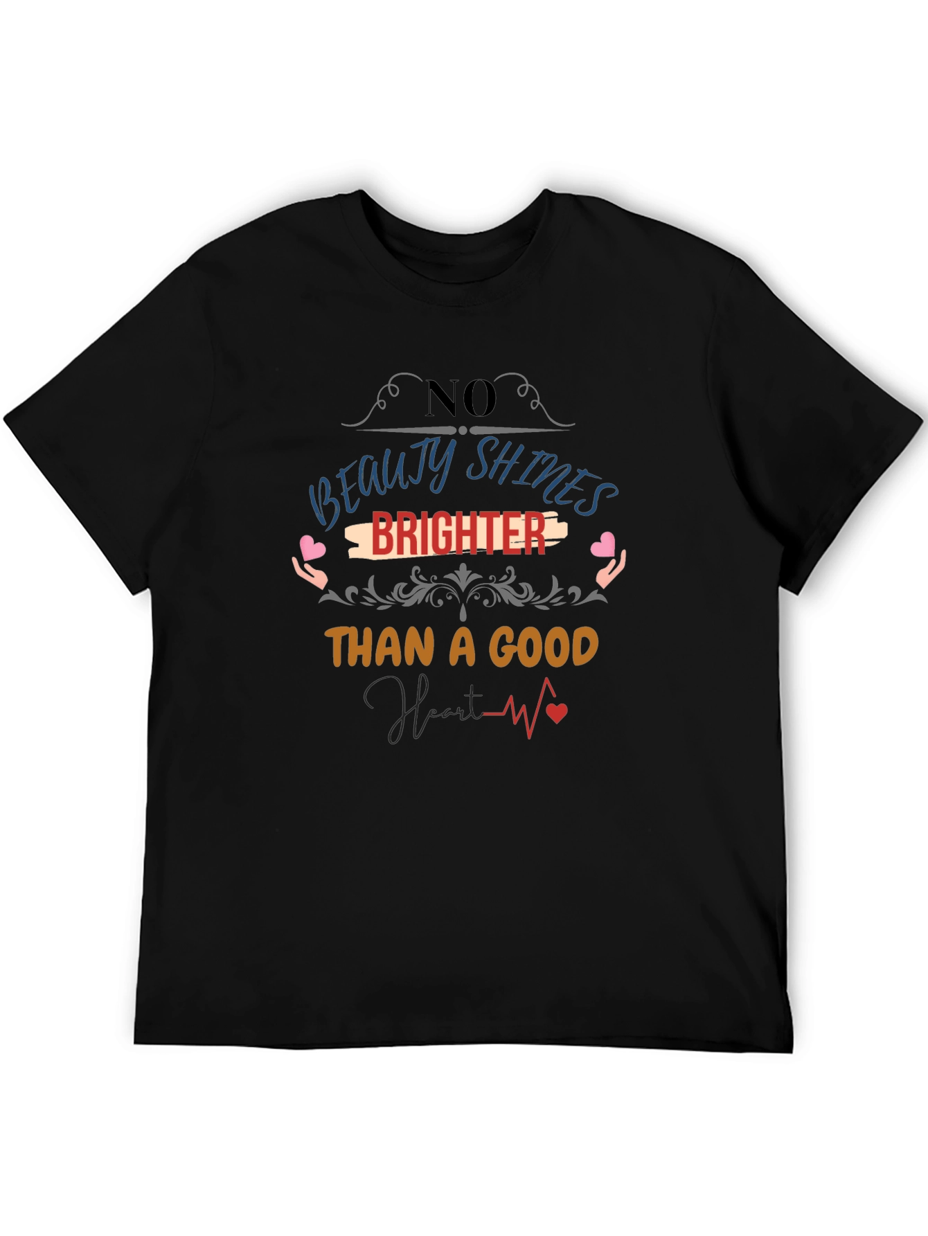 Good Heart Graphic T-Shirt - Black