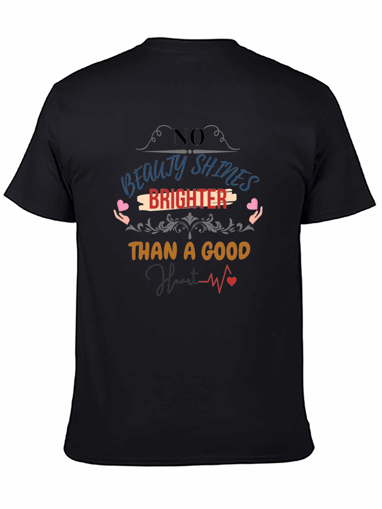 Good Heart Graphic T-Shirt - Black