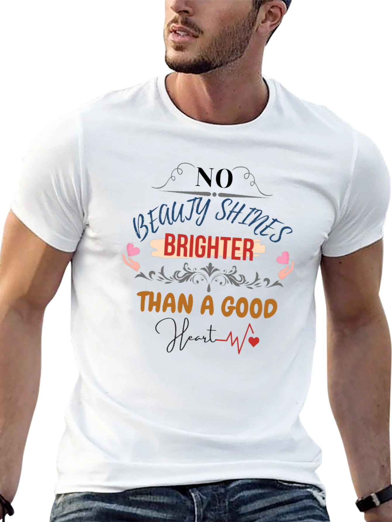 Good Heart Graphic T-Shirt - Black
