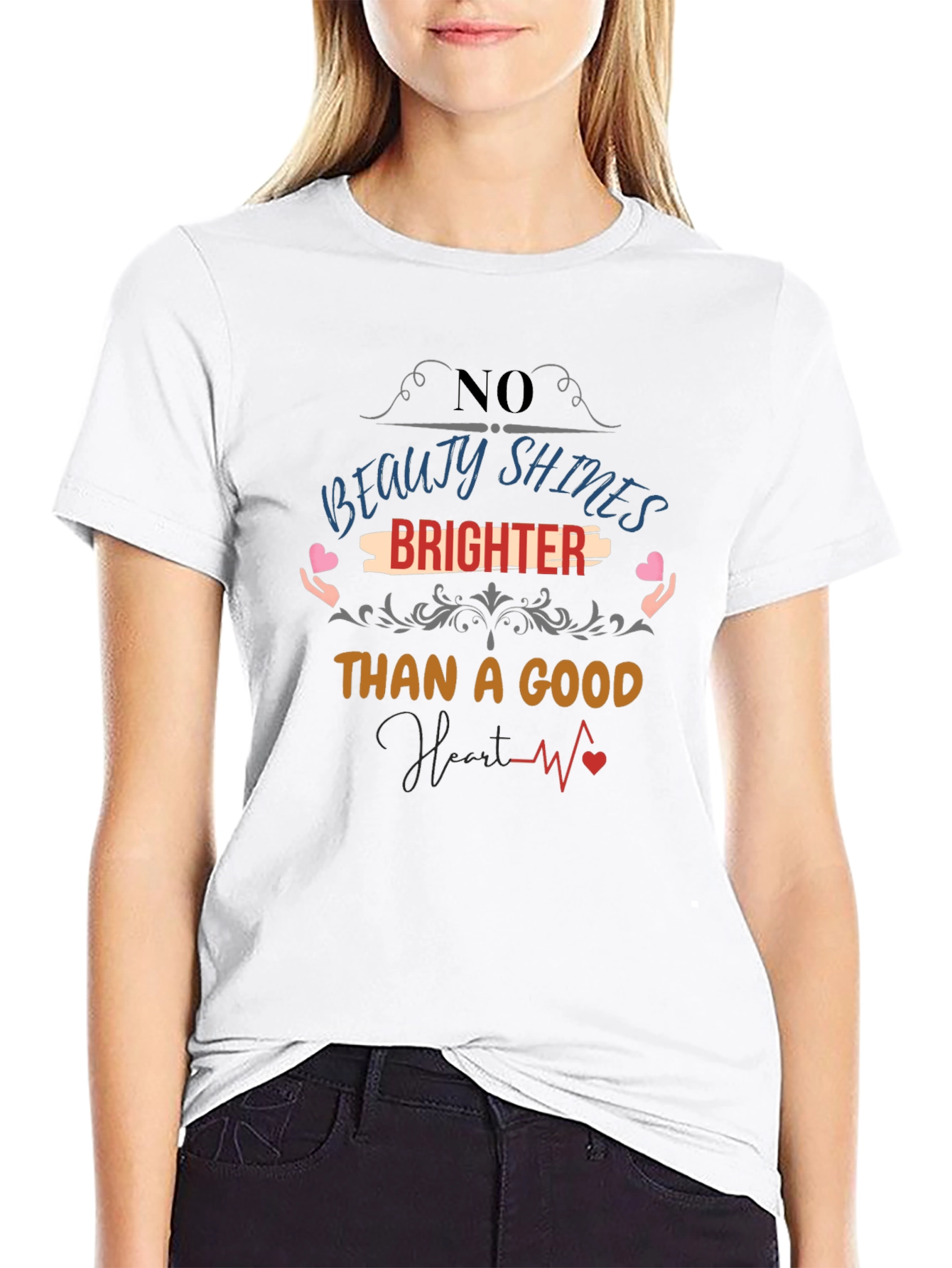 Good Heart Graphic T-Shirt - Black