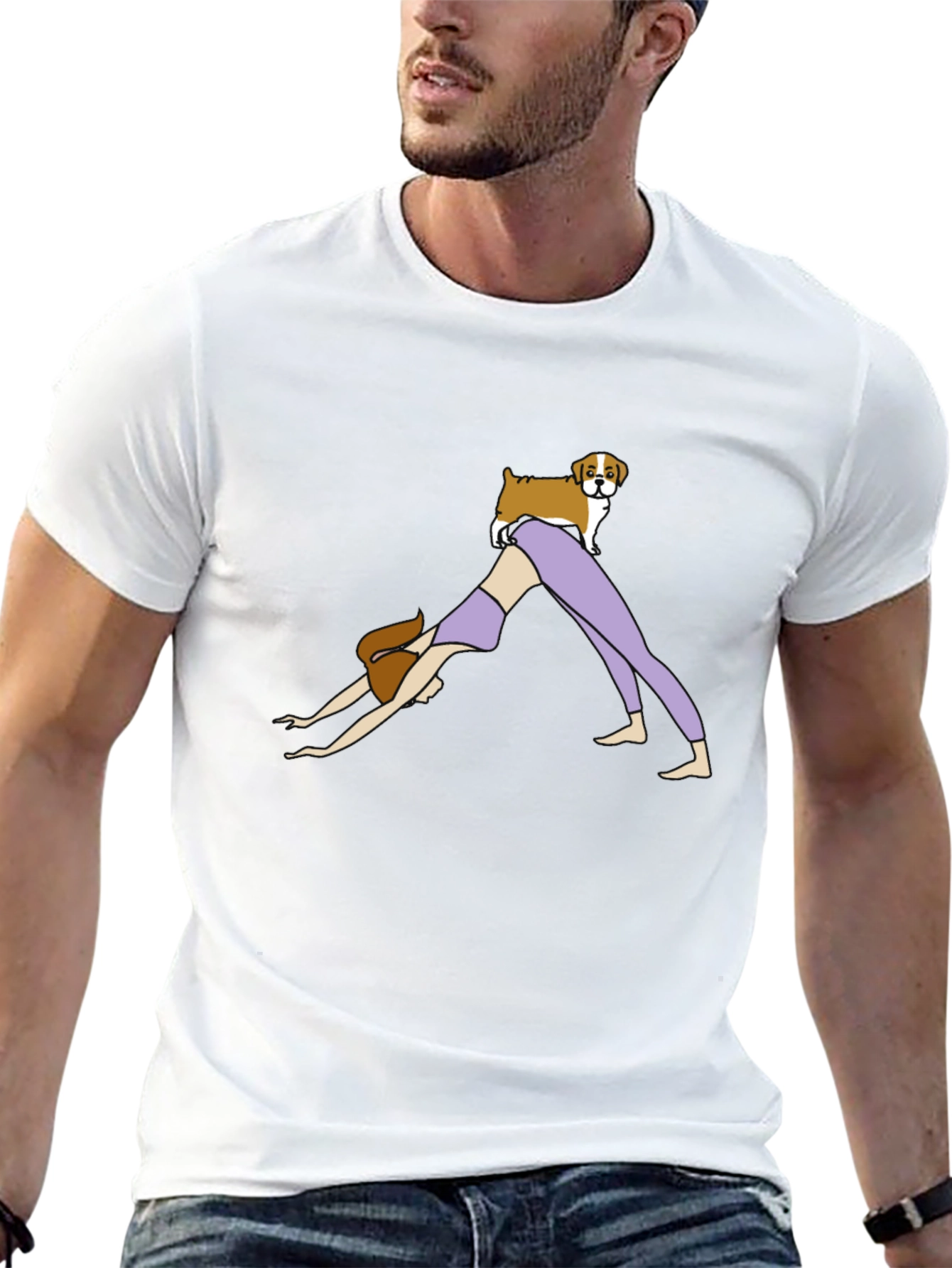 Yoga Dog T-Shirt - Unisex Graphic Tee