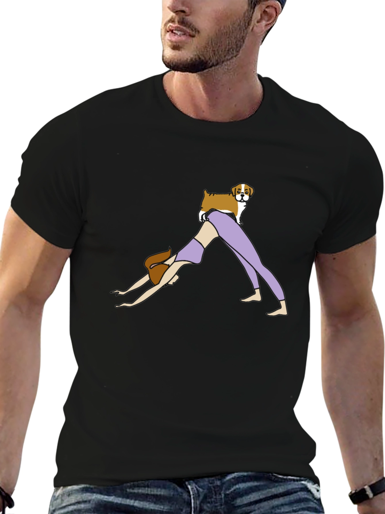 Yoga Dog T-Shirt - Unisex Graphic Tee