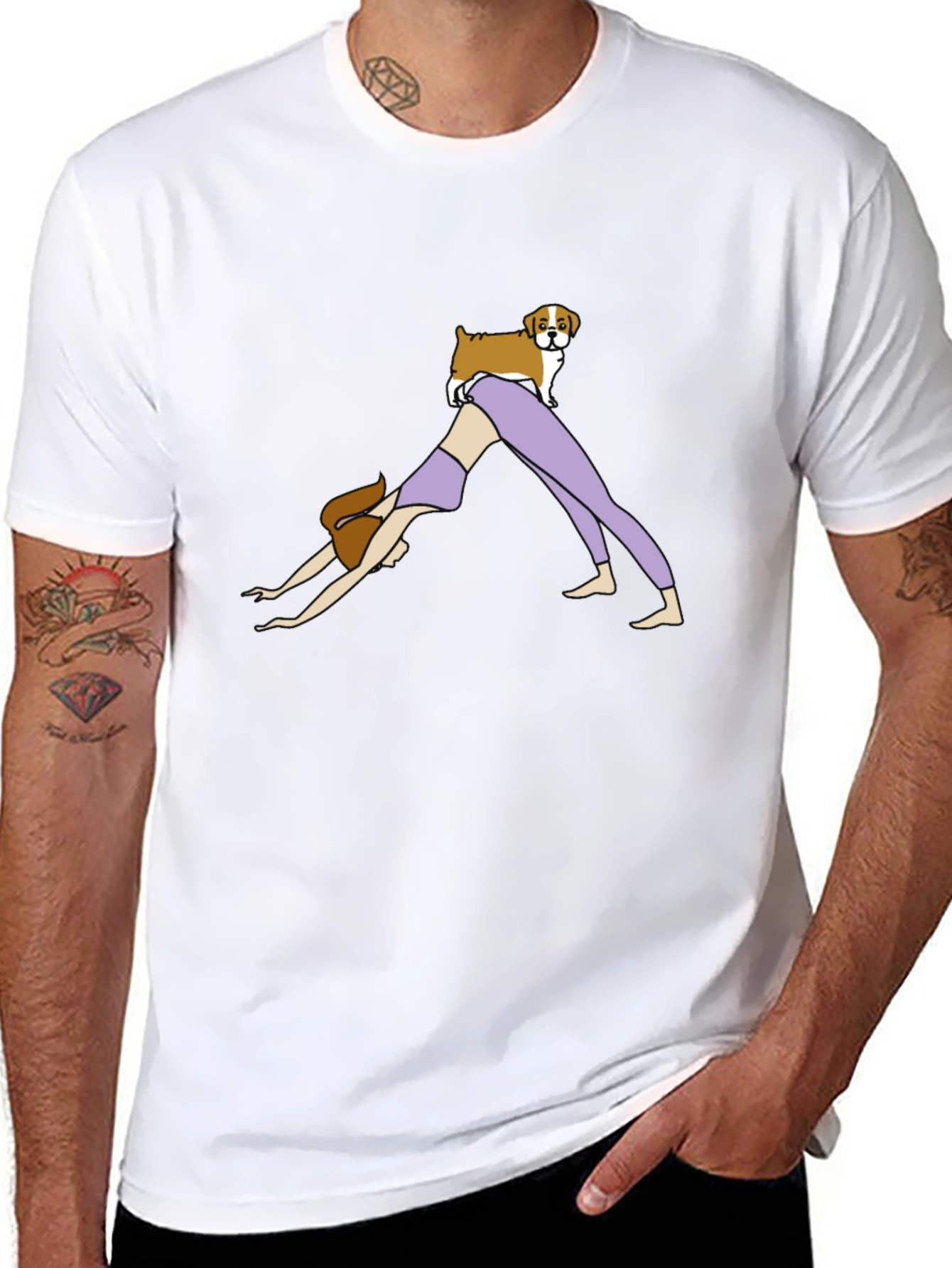 Yoga Dog T-Shirt - Unisex Graphic Tee