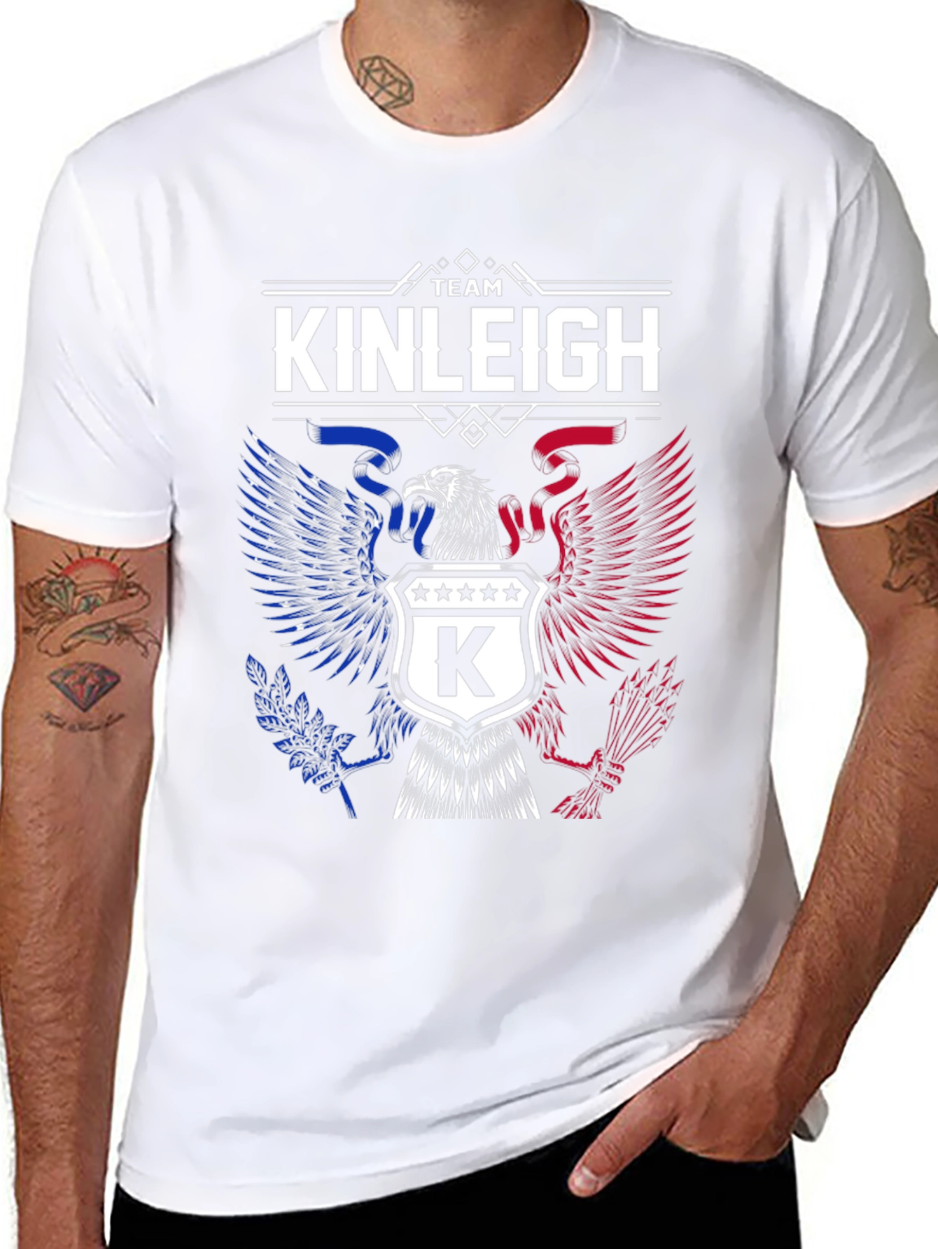 Team Kinleigh Patriotic Eagle T-Shirt