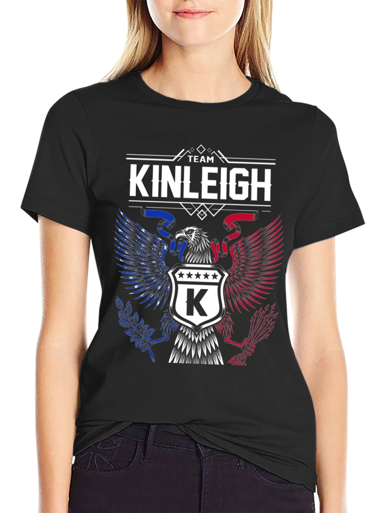 Team Kinleigh Patriotic Eagle T-Shirt