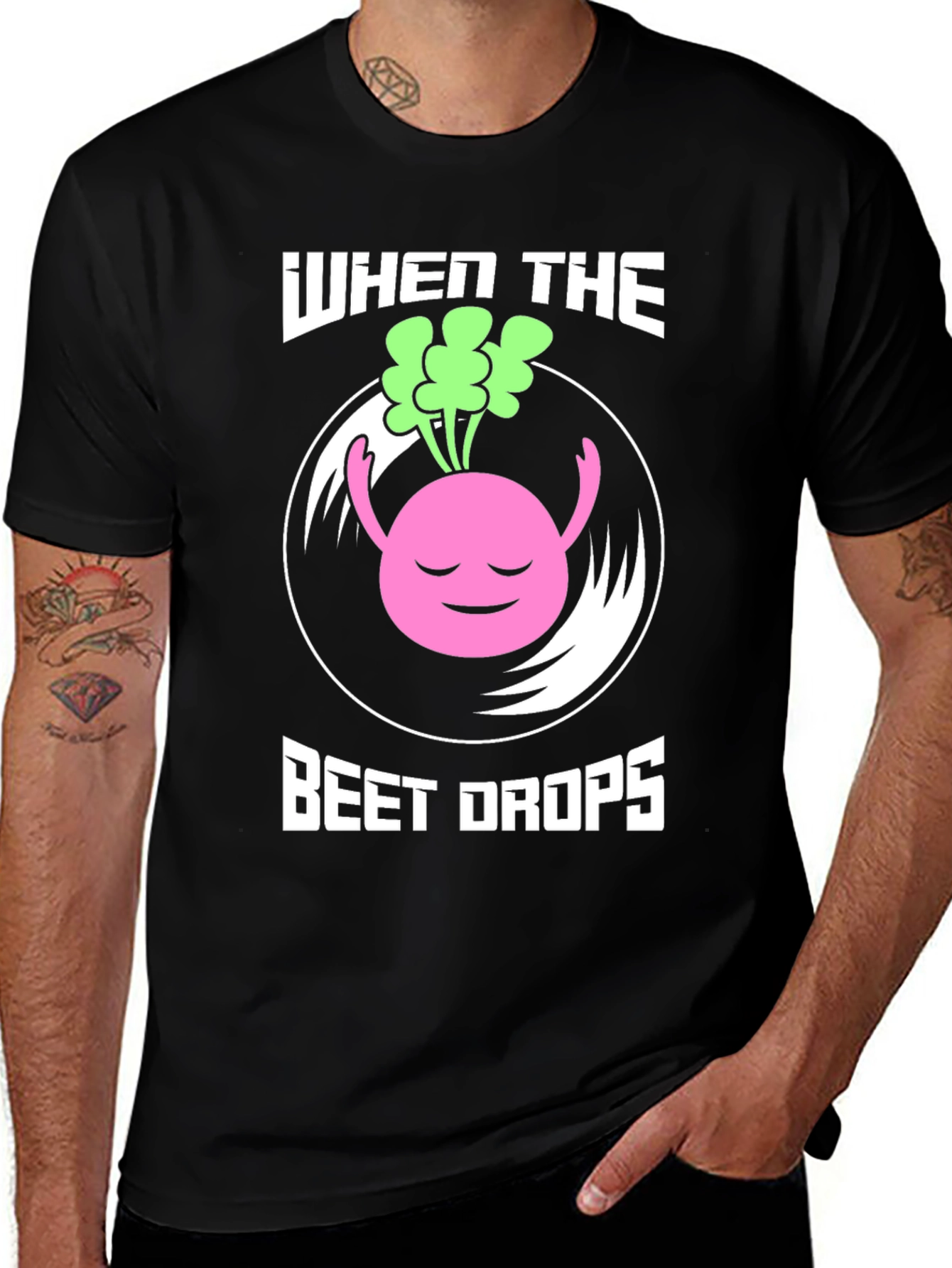When the Beet Drops Funny Music T-Shirt