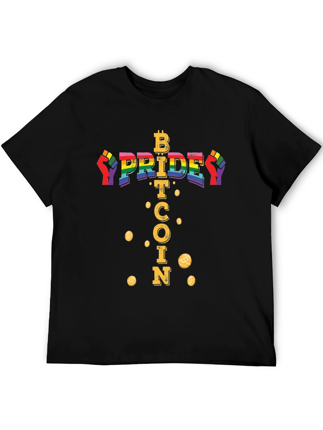 Bitcoin Pride T-Shirt - Crypto LGBT Equality Tee