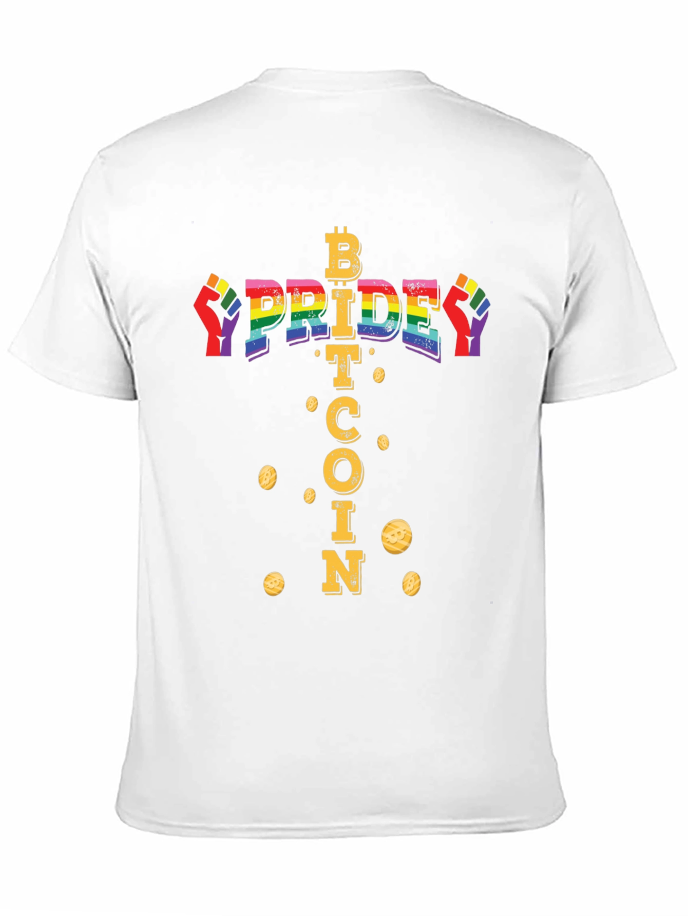 Bitcoin Pride T-Shirt - Crypto LGBT Equality Tee