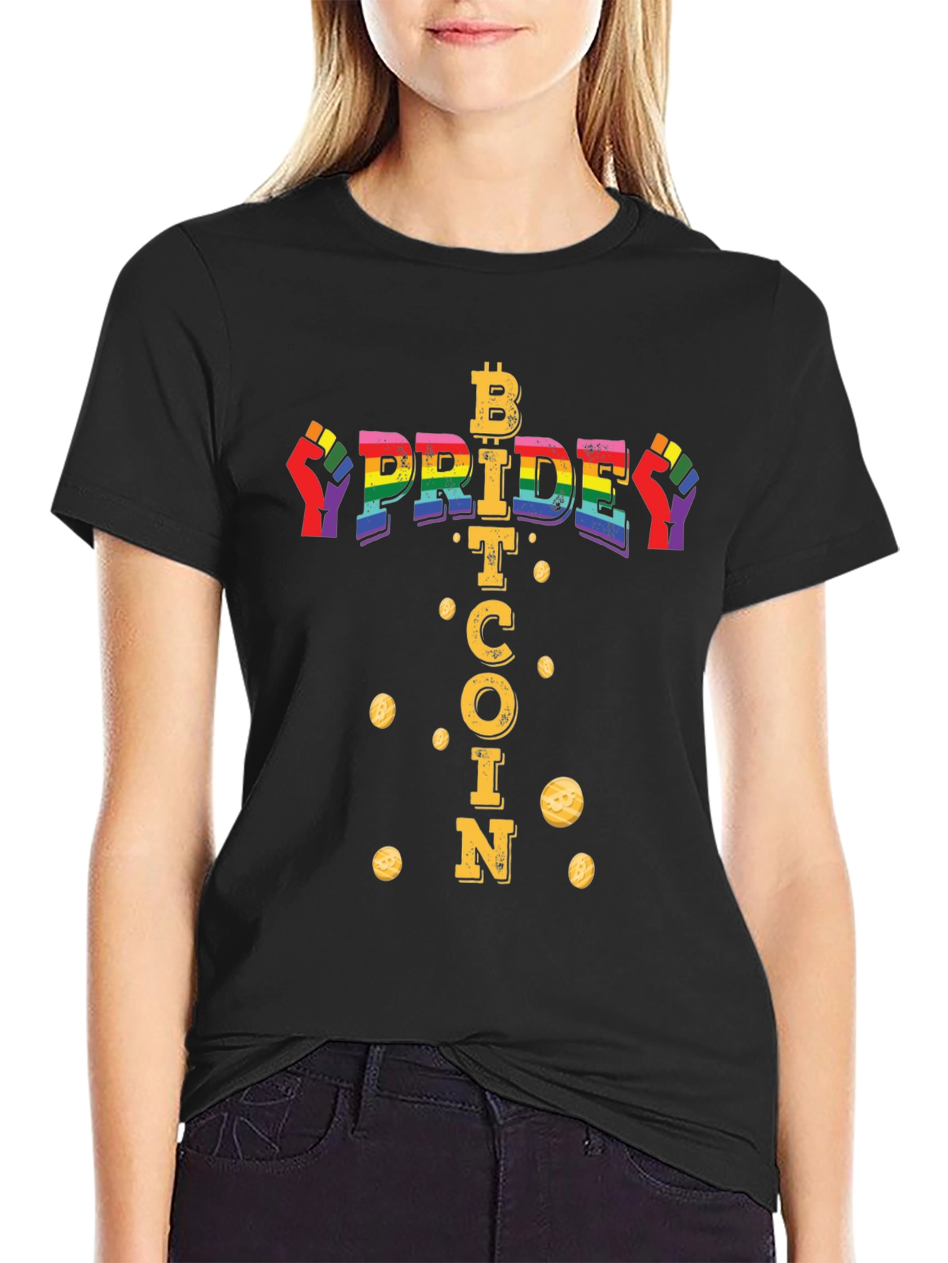 Bitcoin Pride T-Shirt - Crypto LGBT Equality Tee