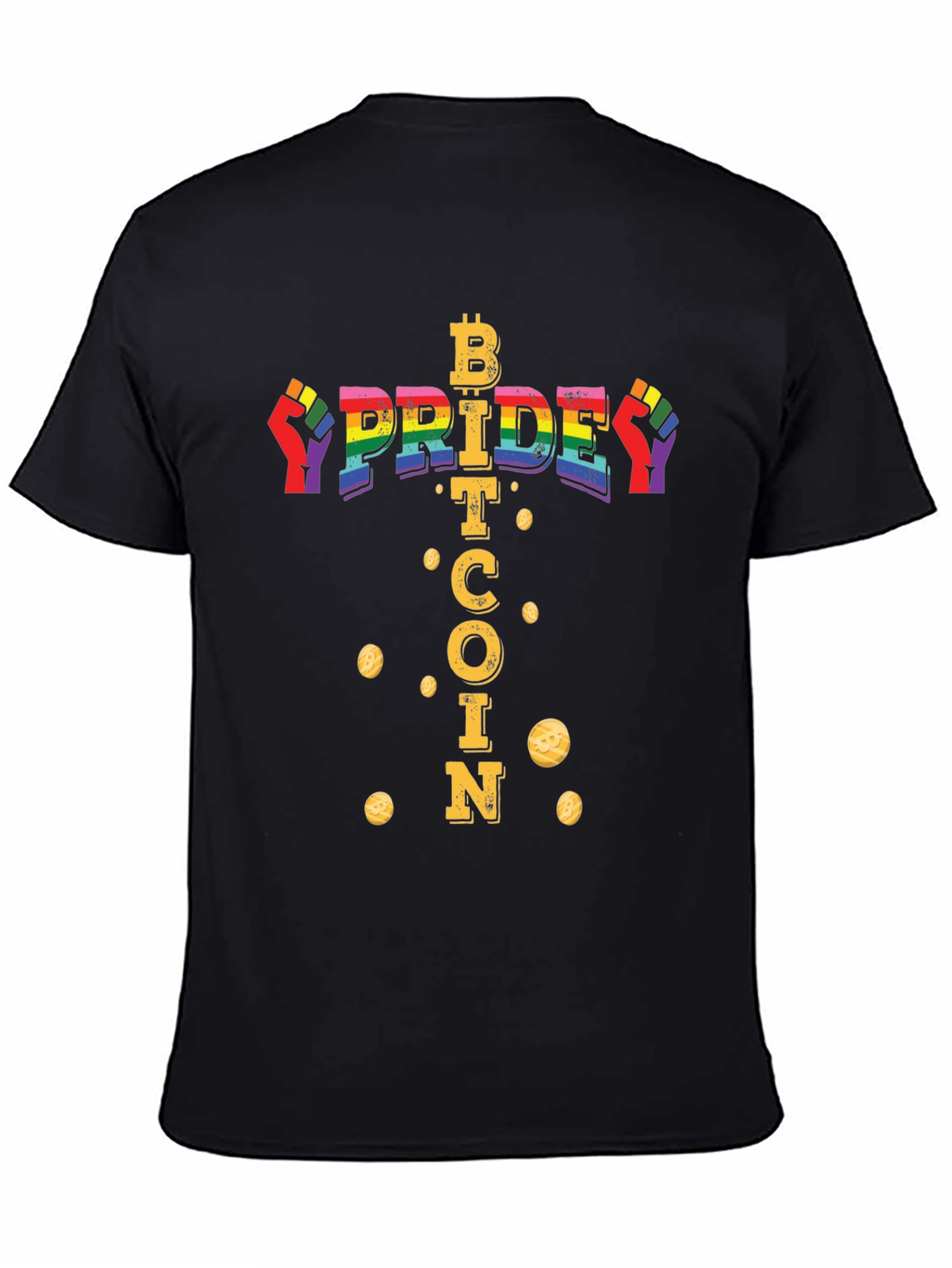 Bitcoin Pride T-Shirt - Crypto LGBT Equality Tee
