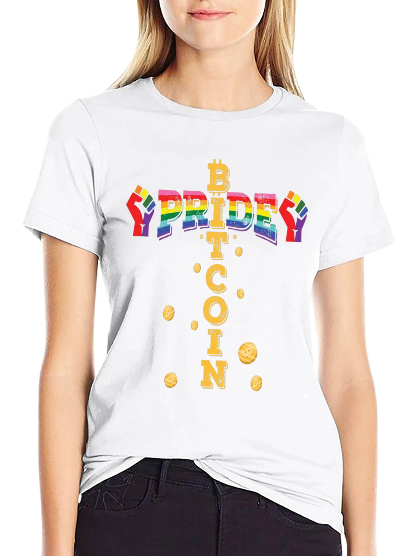 Bitcoin Pride T-Shirt - Crypto LGBT Equality Tee