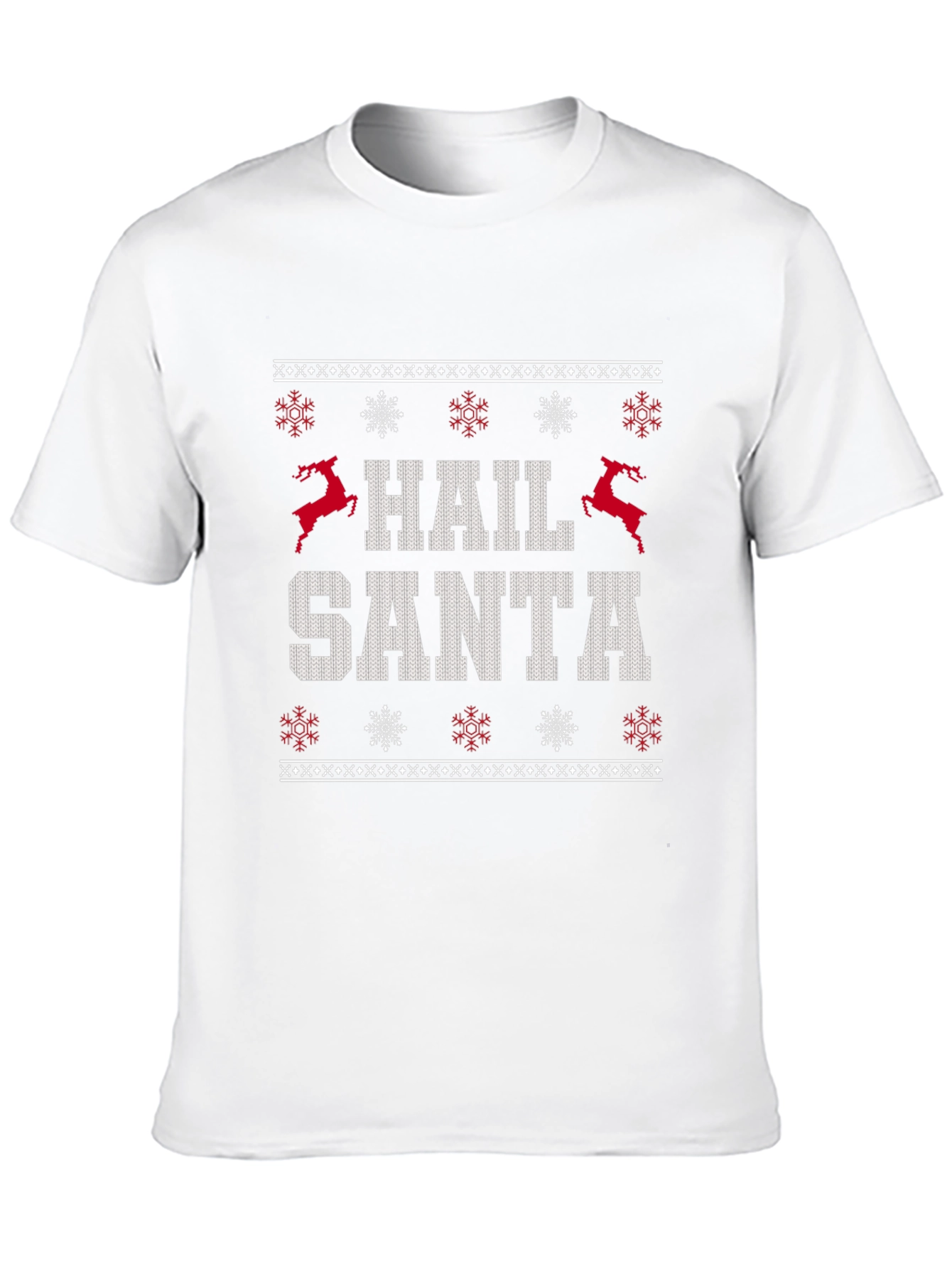 Hail Santa Ugly Christmas Sweater T-Shirt
