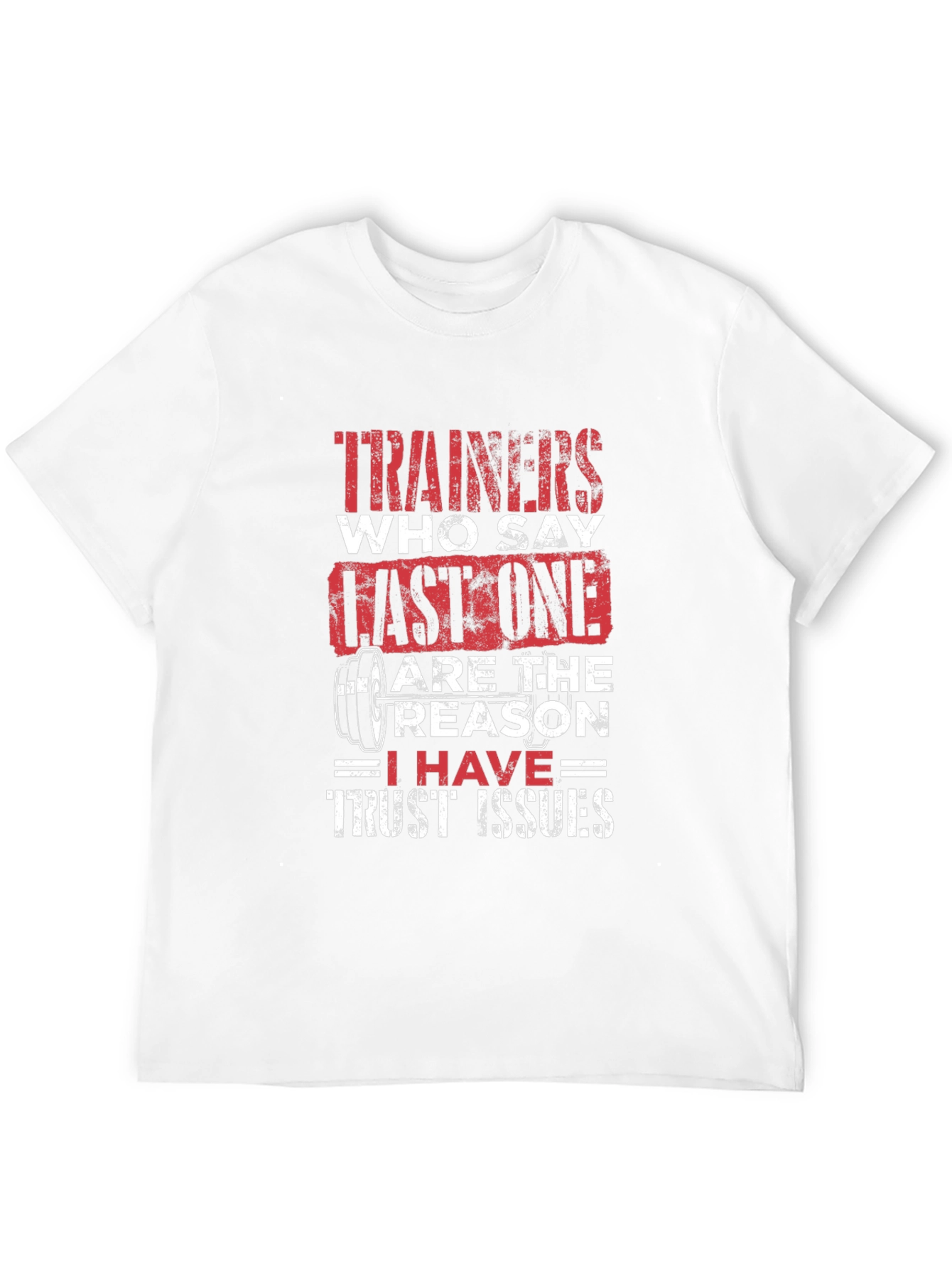 Trainers Last One Trust Issues Black Graphic T-Shirt