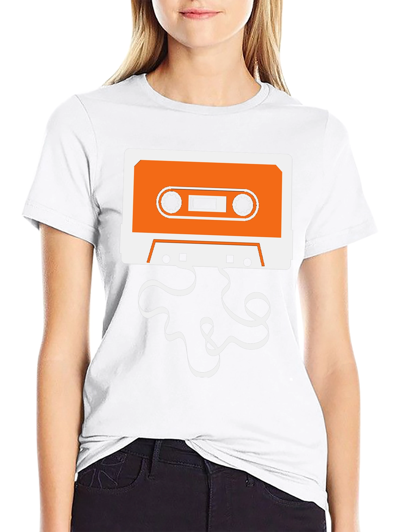Retro Cassette Tape Graphic T-Shirt