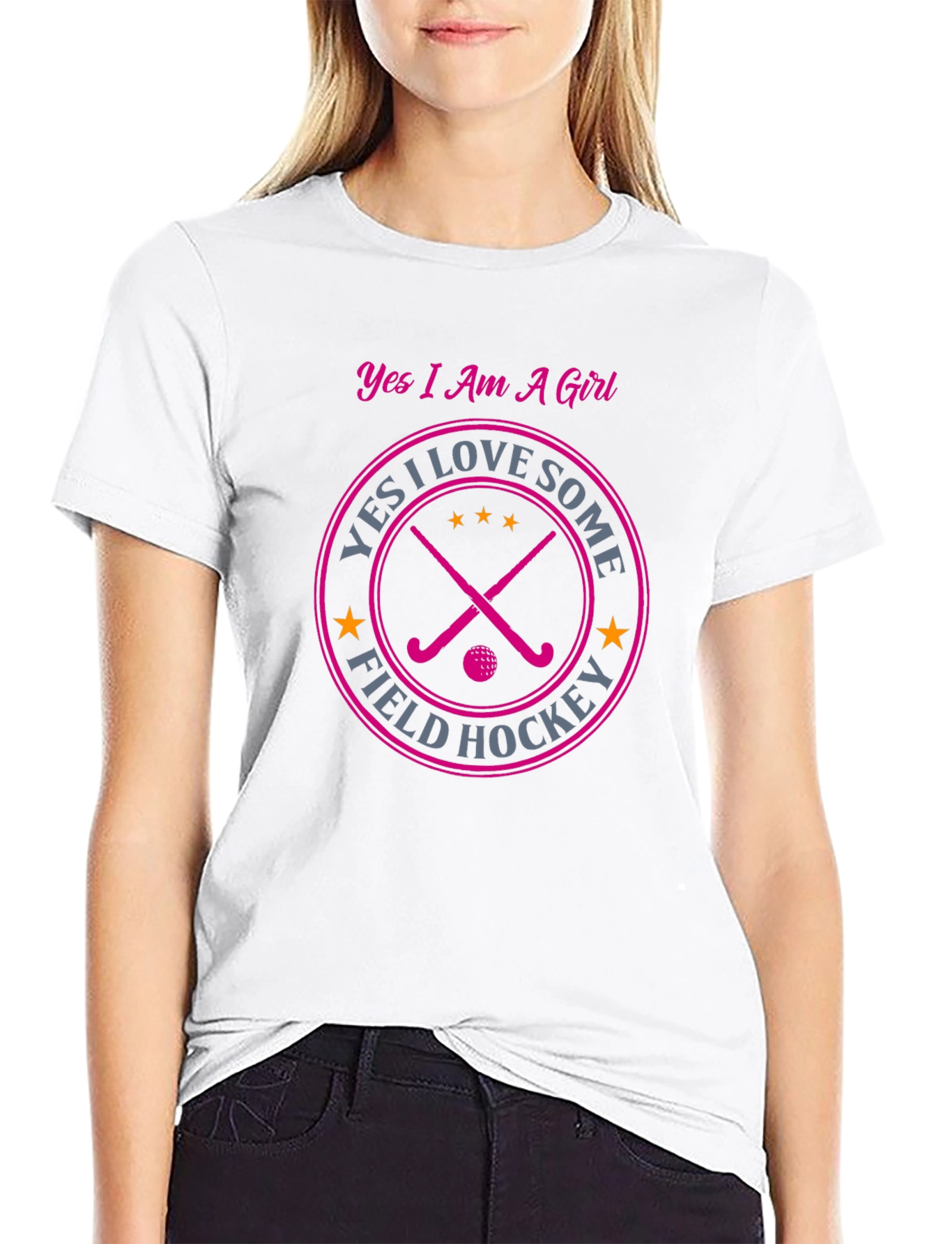 Field Hockey Girls T-Shirt