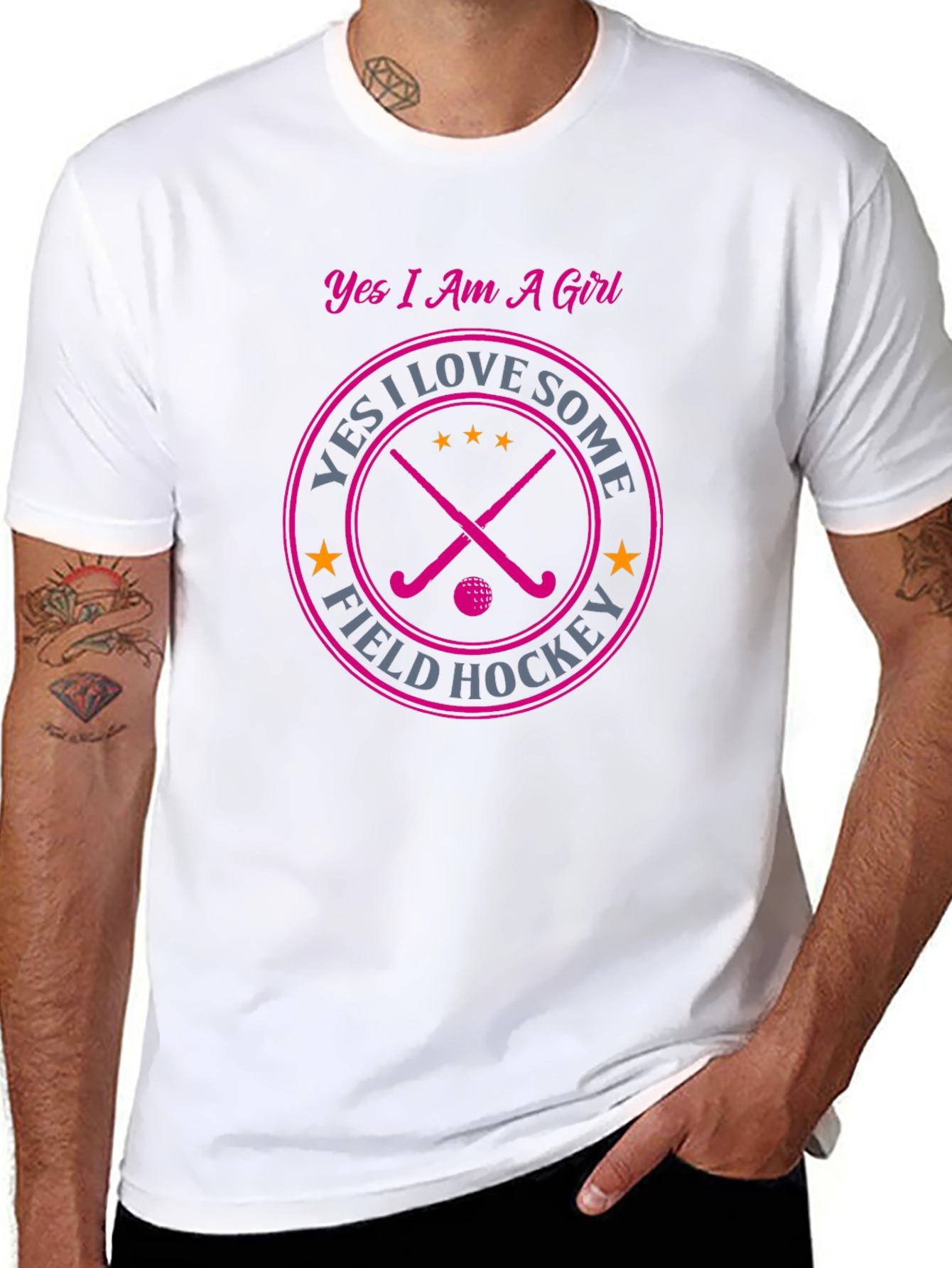 Field Hockey Girls T-Shirt