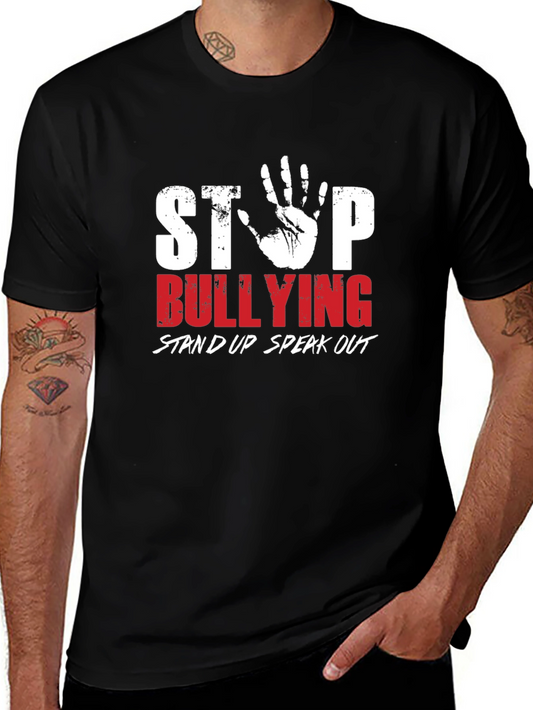 Stop Bullying Awareness Graphic T-Shirt
