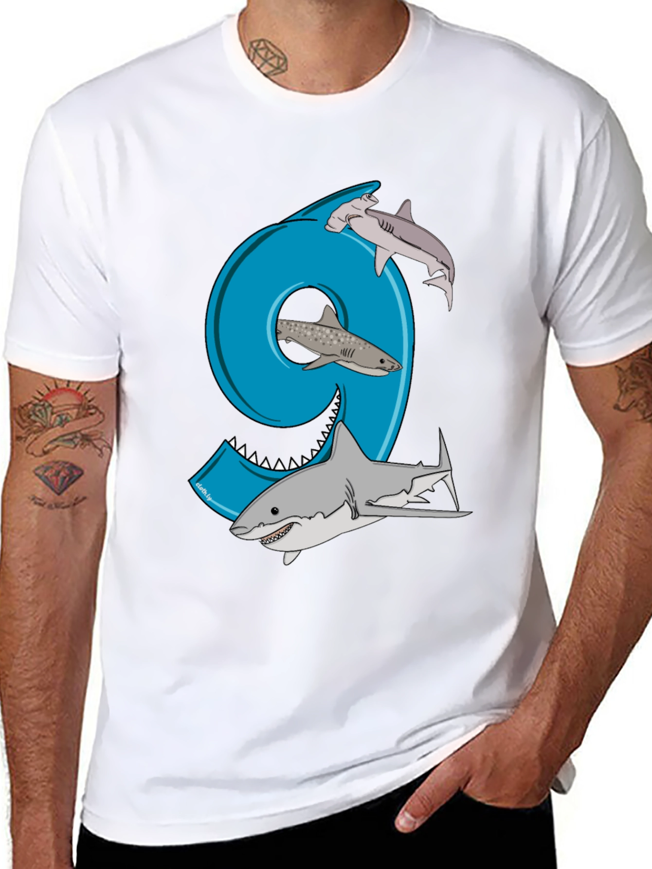 Shark 9th Birthday T-Shirt