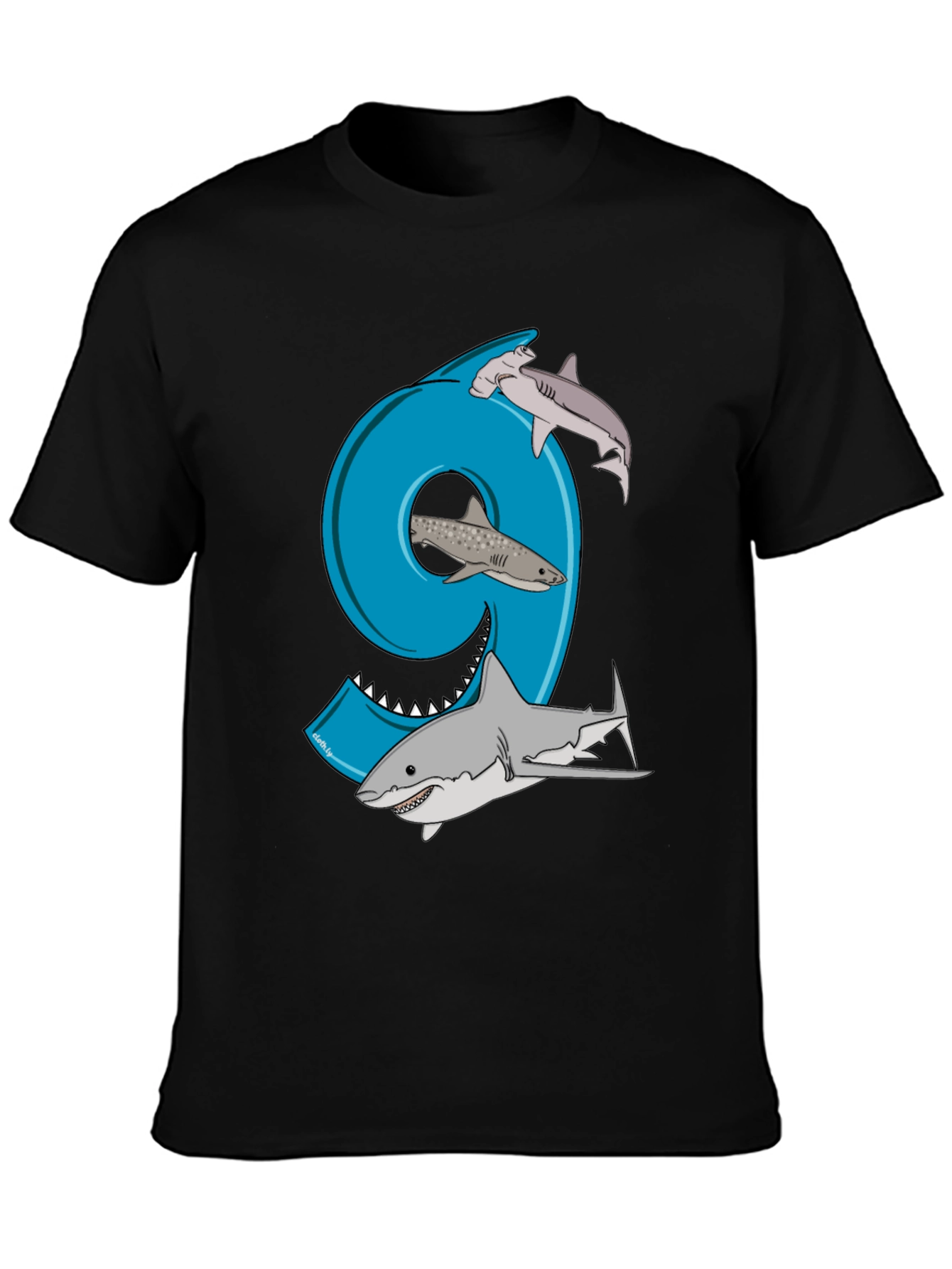 Shark 9th Birthday T-Shirt