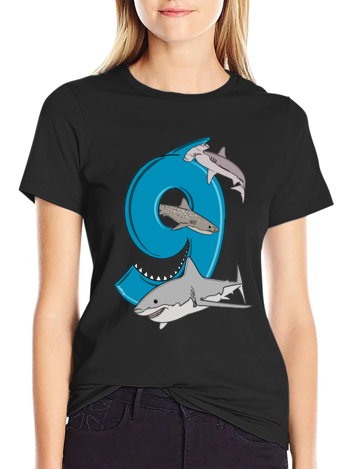 Shark 9th Birthday T-Shirt