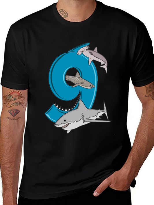 Shark 9th Birthday T-Shirt