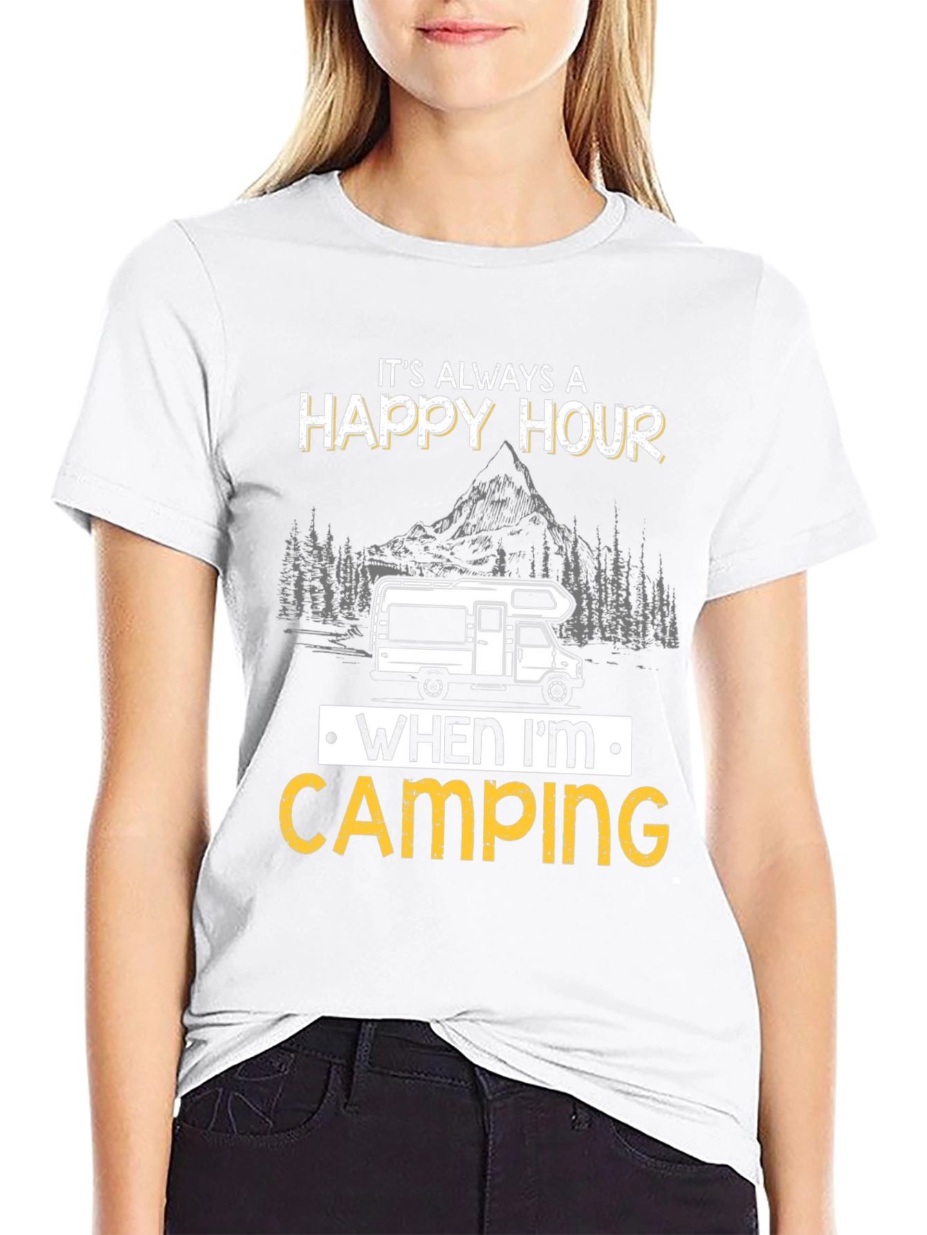 Happy Hour Camping RV T-Shirt
