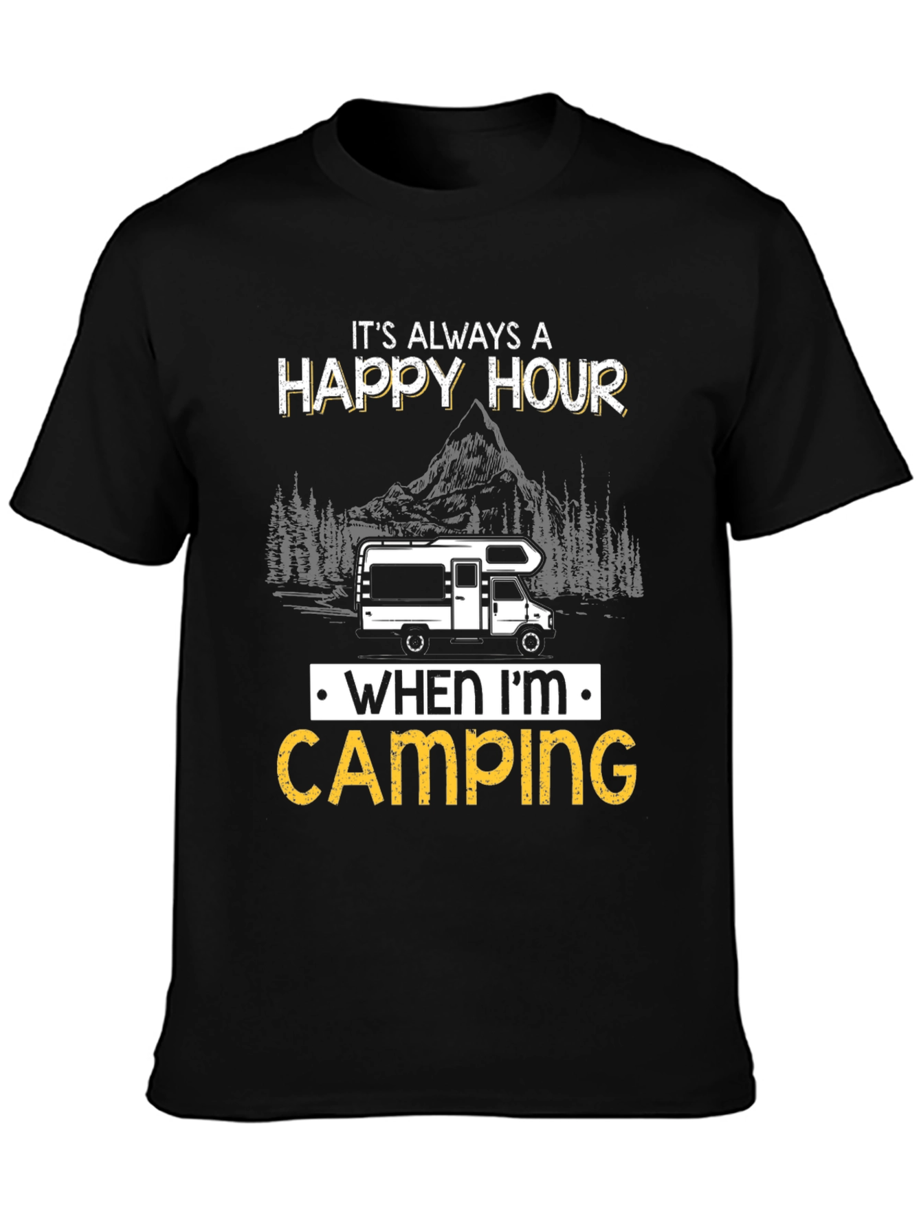 Happy Hour Camping RV T-Shirt