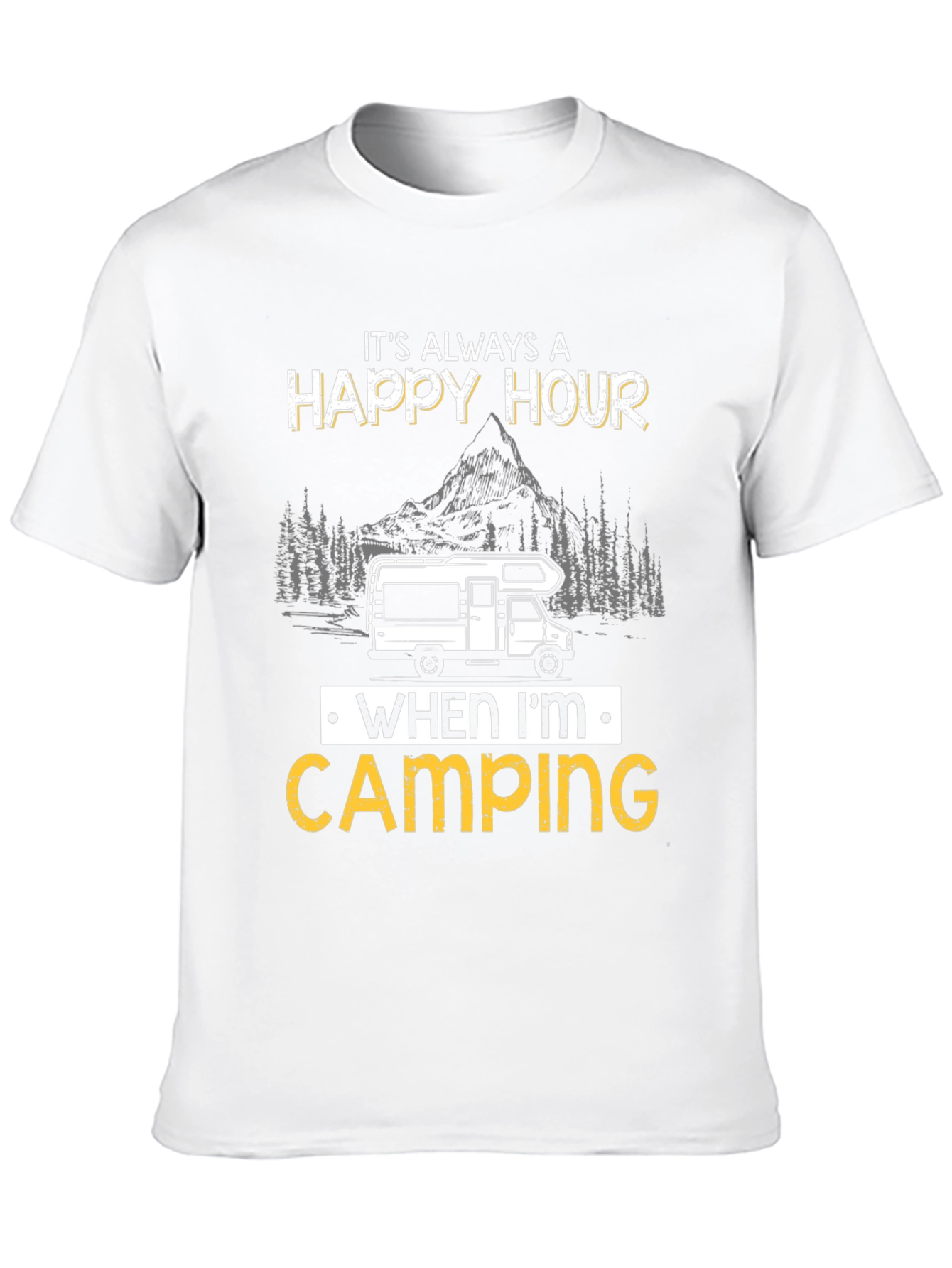 Happy Hour Camping RV T-Shirt