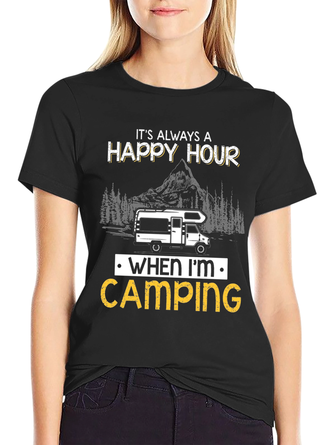 Happy Hour Camping RV T-Shirt