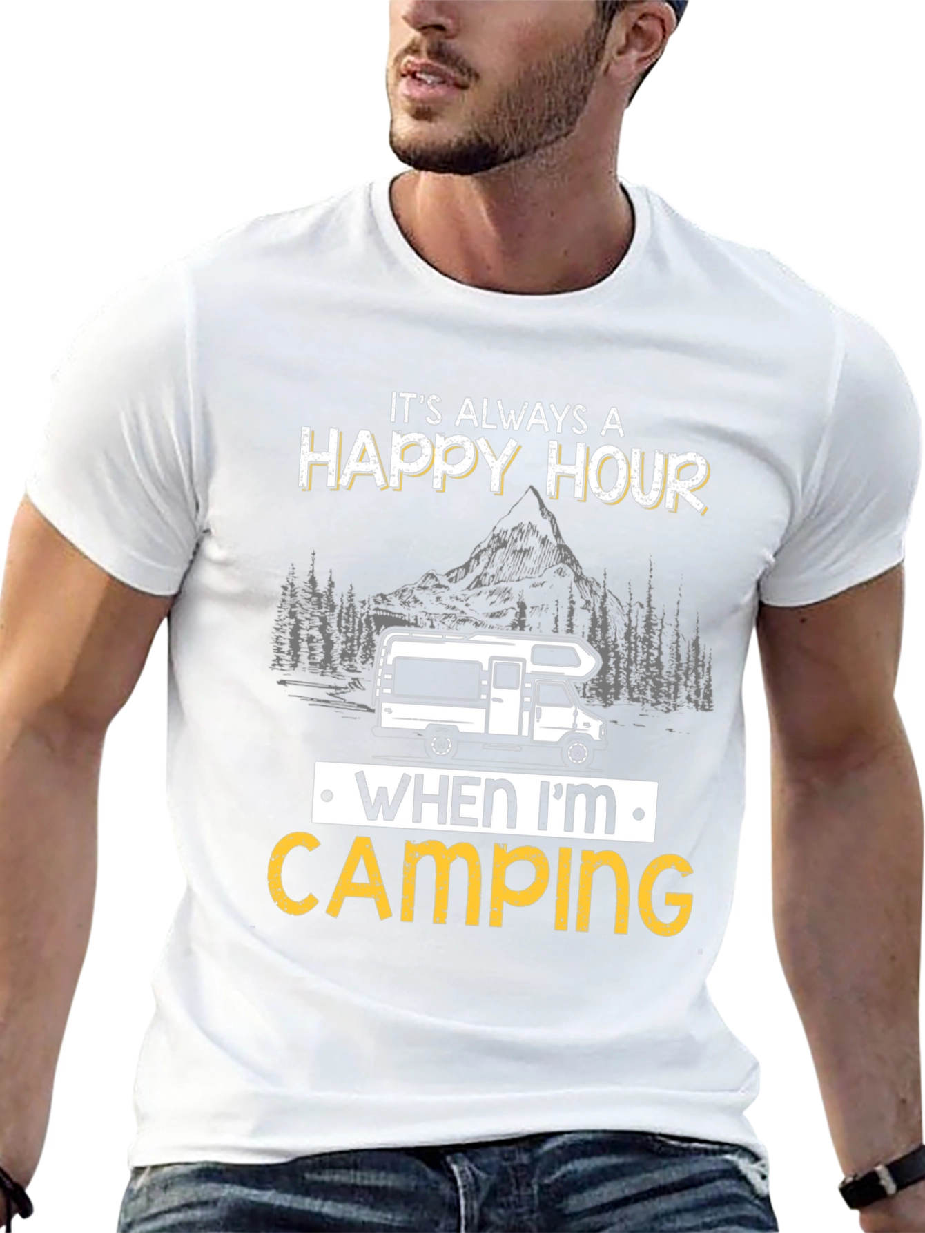 Happy Hour Camping RV T-Shirt