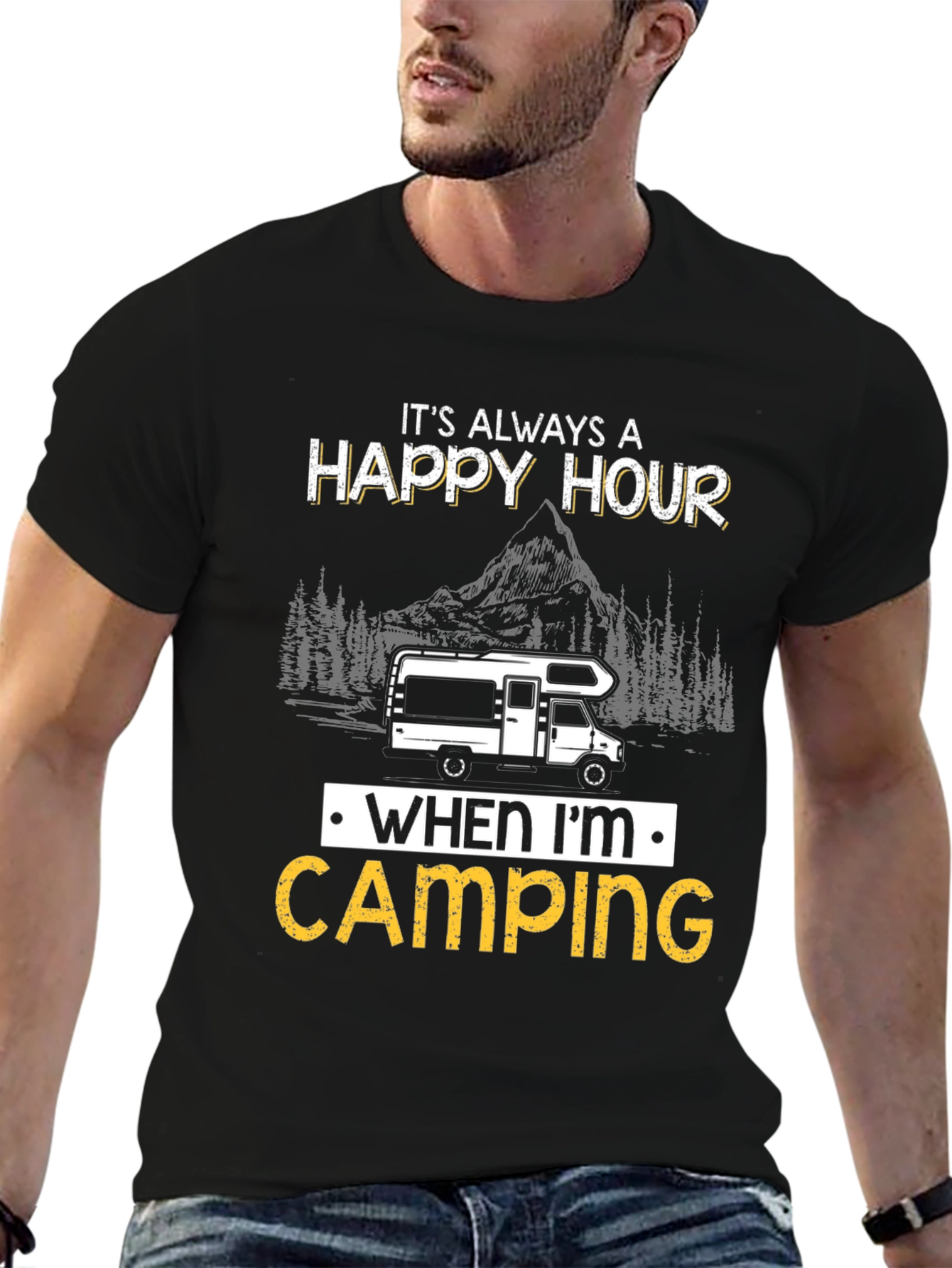 Happy Hour Camping RV T-Shirt
