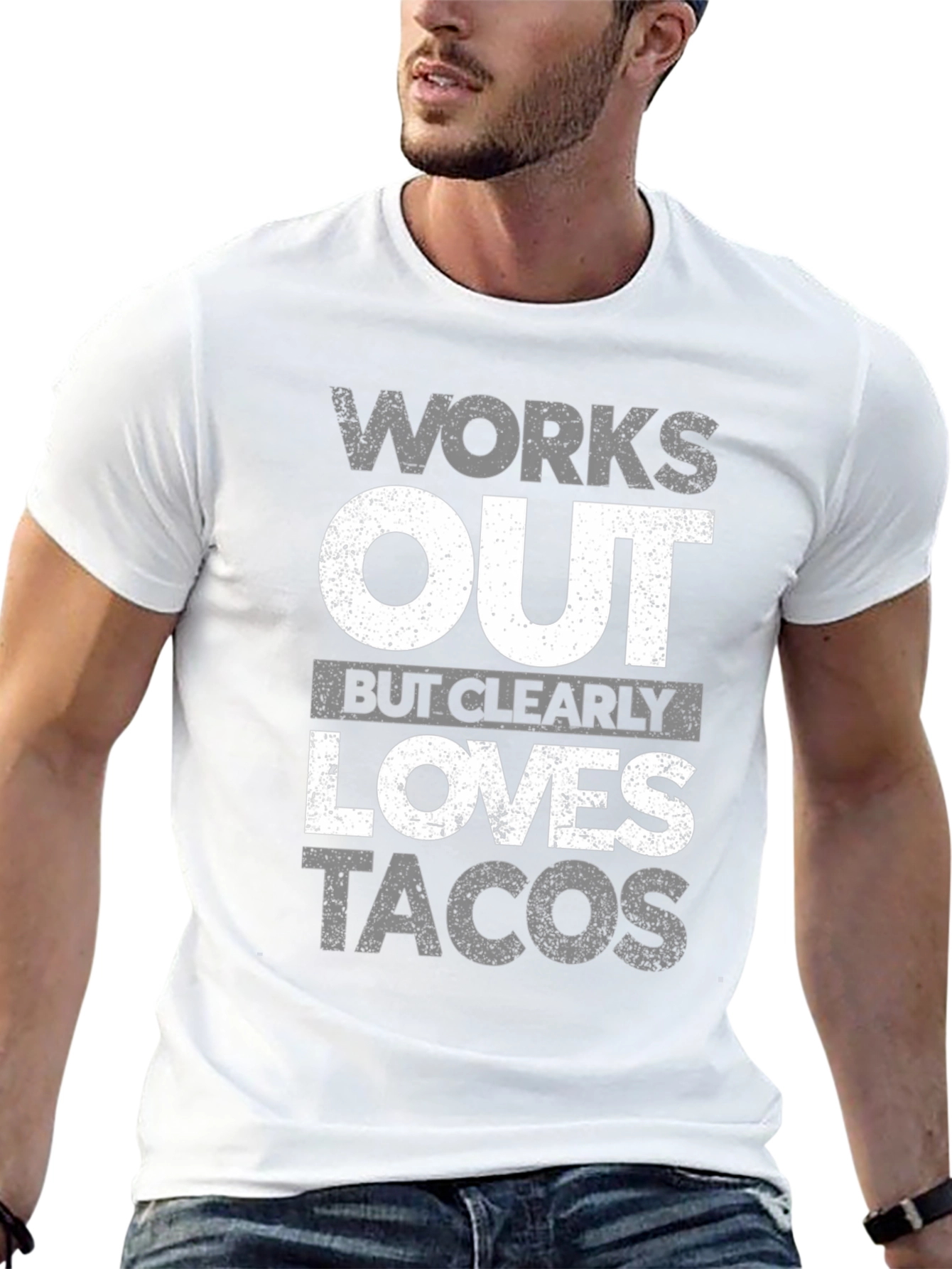 Works Out Loves Tacos Graphic Tee