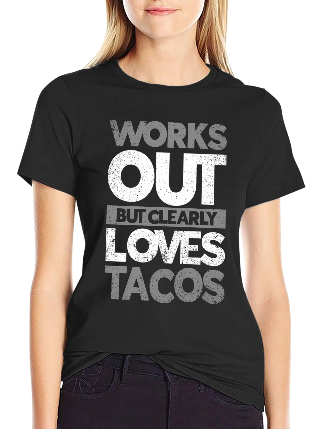 Works Out Loves Tacos Graphic Tee
