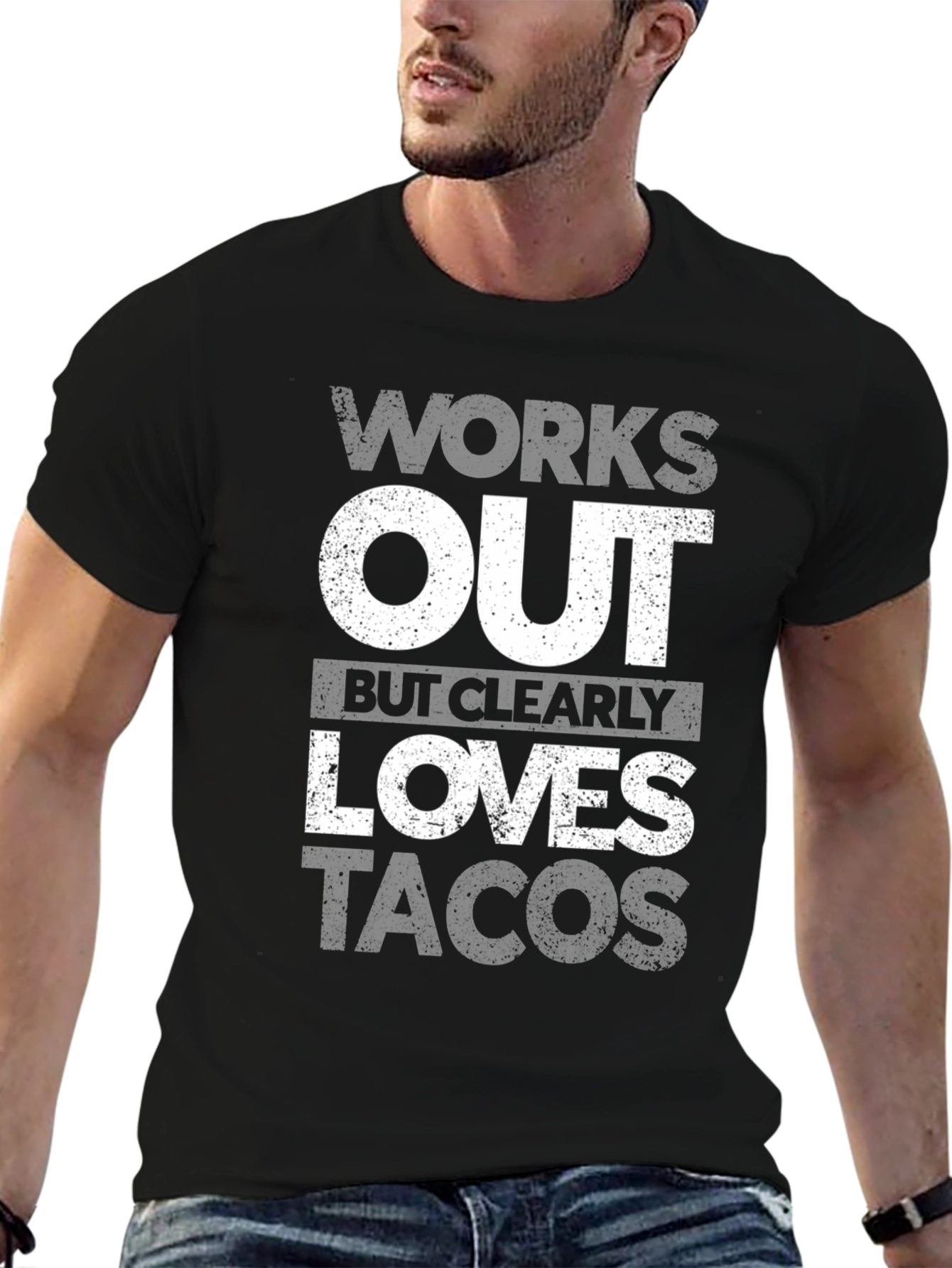 Works Out Loves Tacos Graphic Tee
