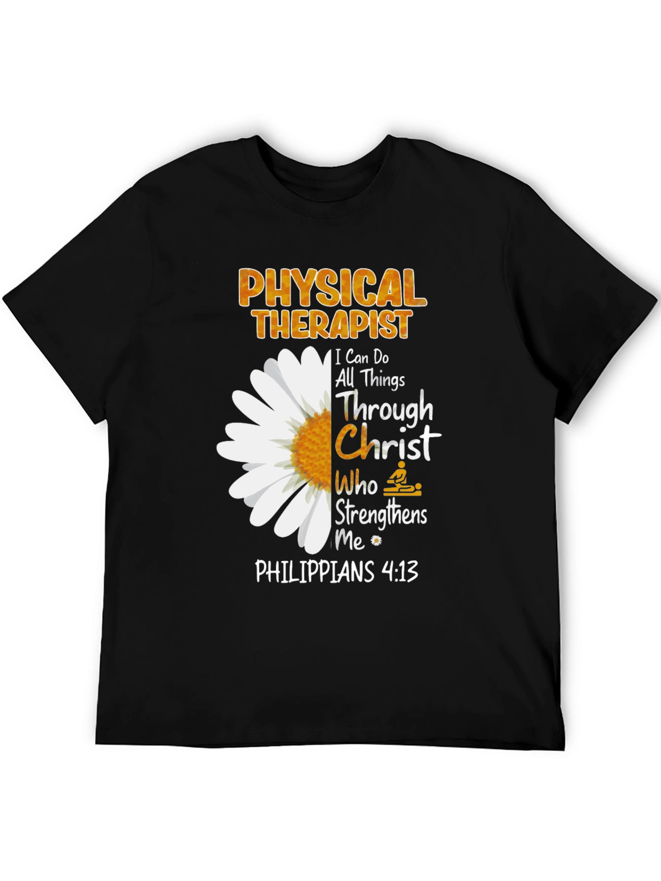 Physical Therapist Christian Floral T-Shirt