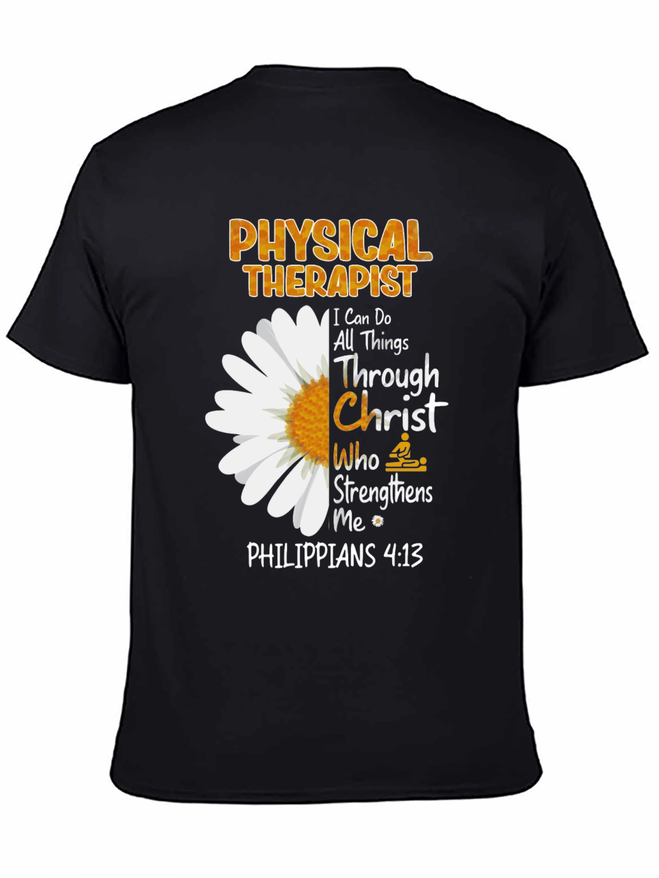 Physical Therapist Christian Floral T-Shirt