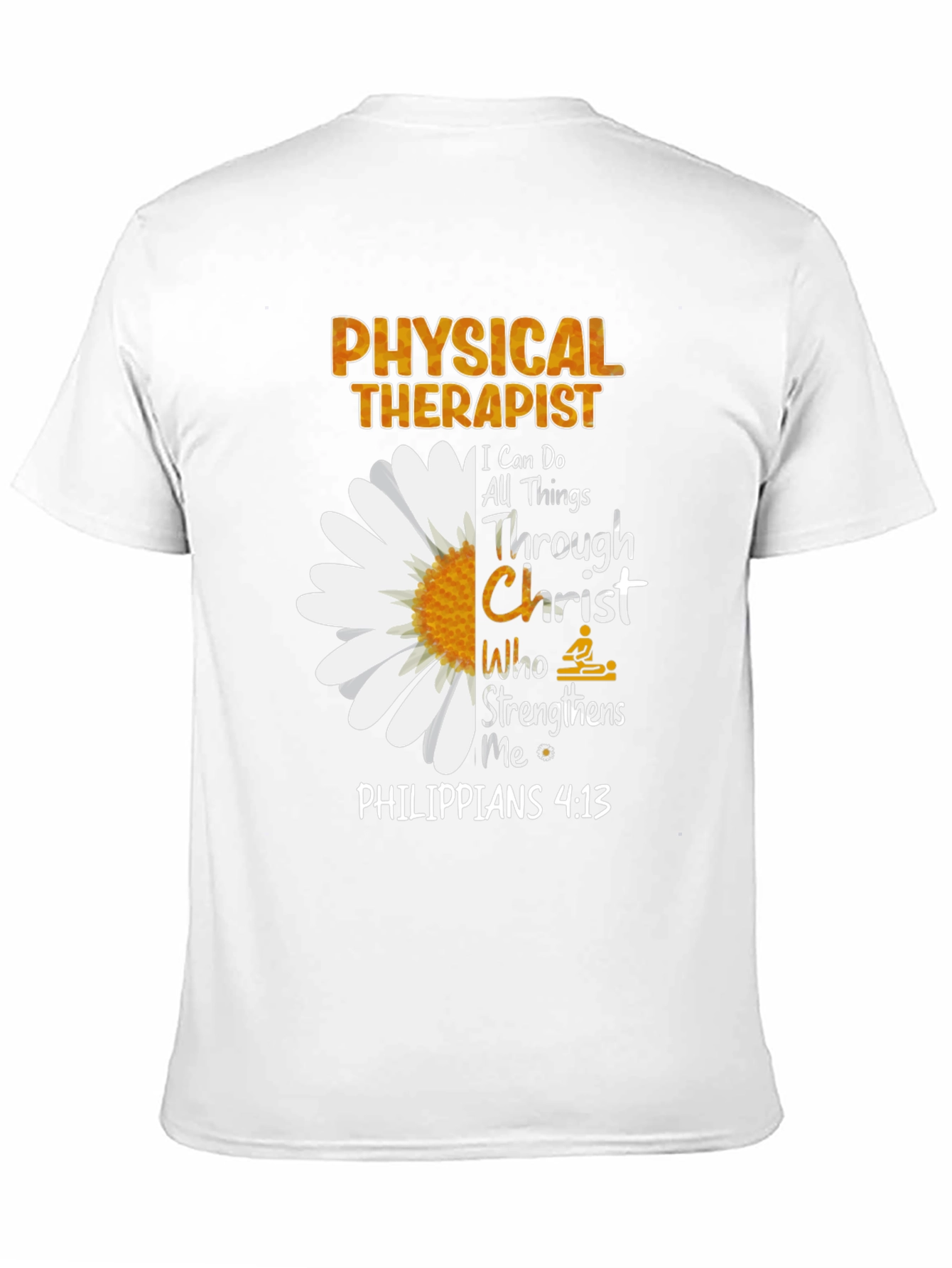 Physical Therapist Christian Floral T-Shirt