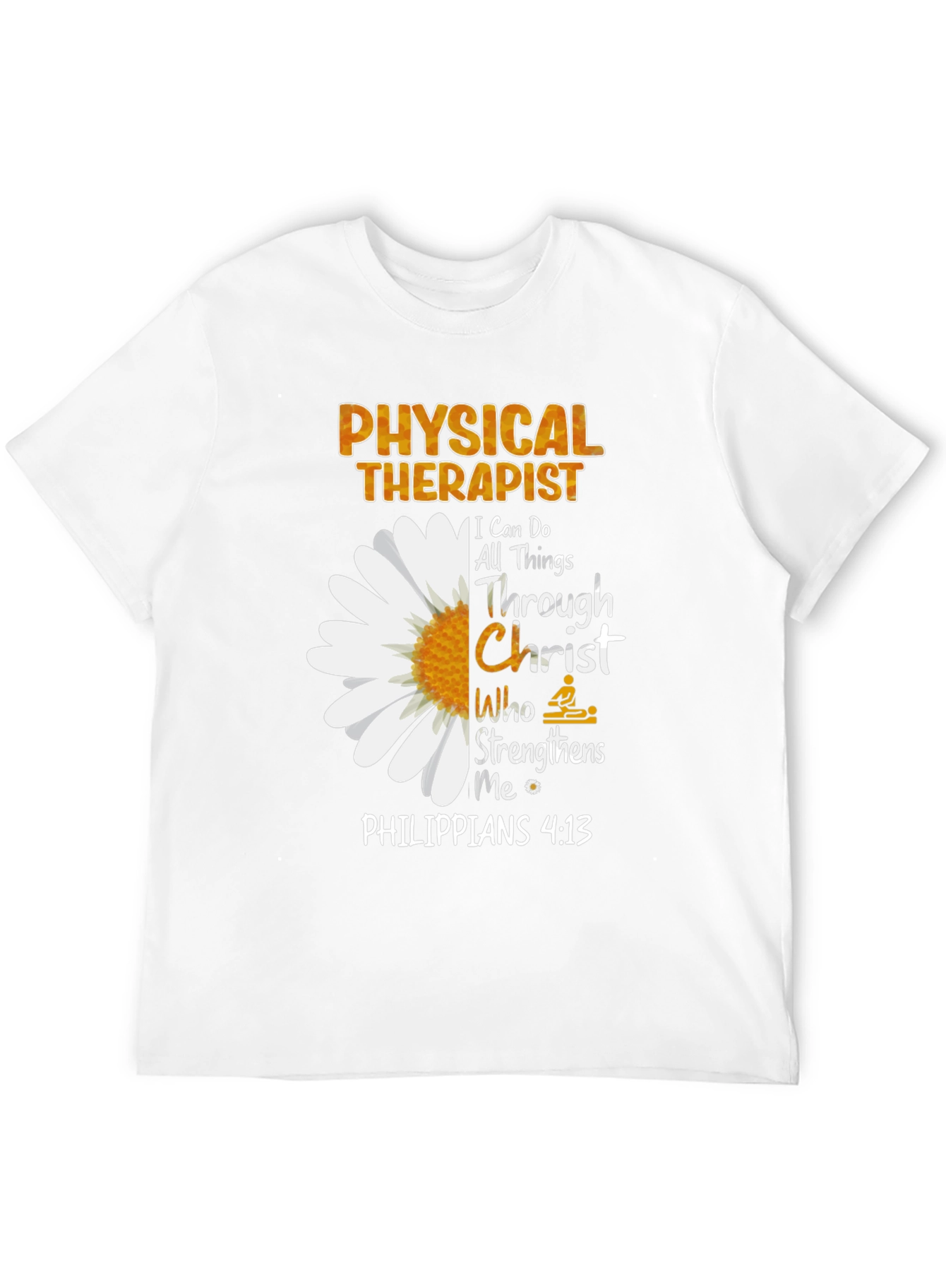 Physical Therapist Christian Floral T-Shirt