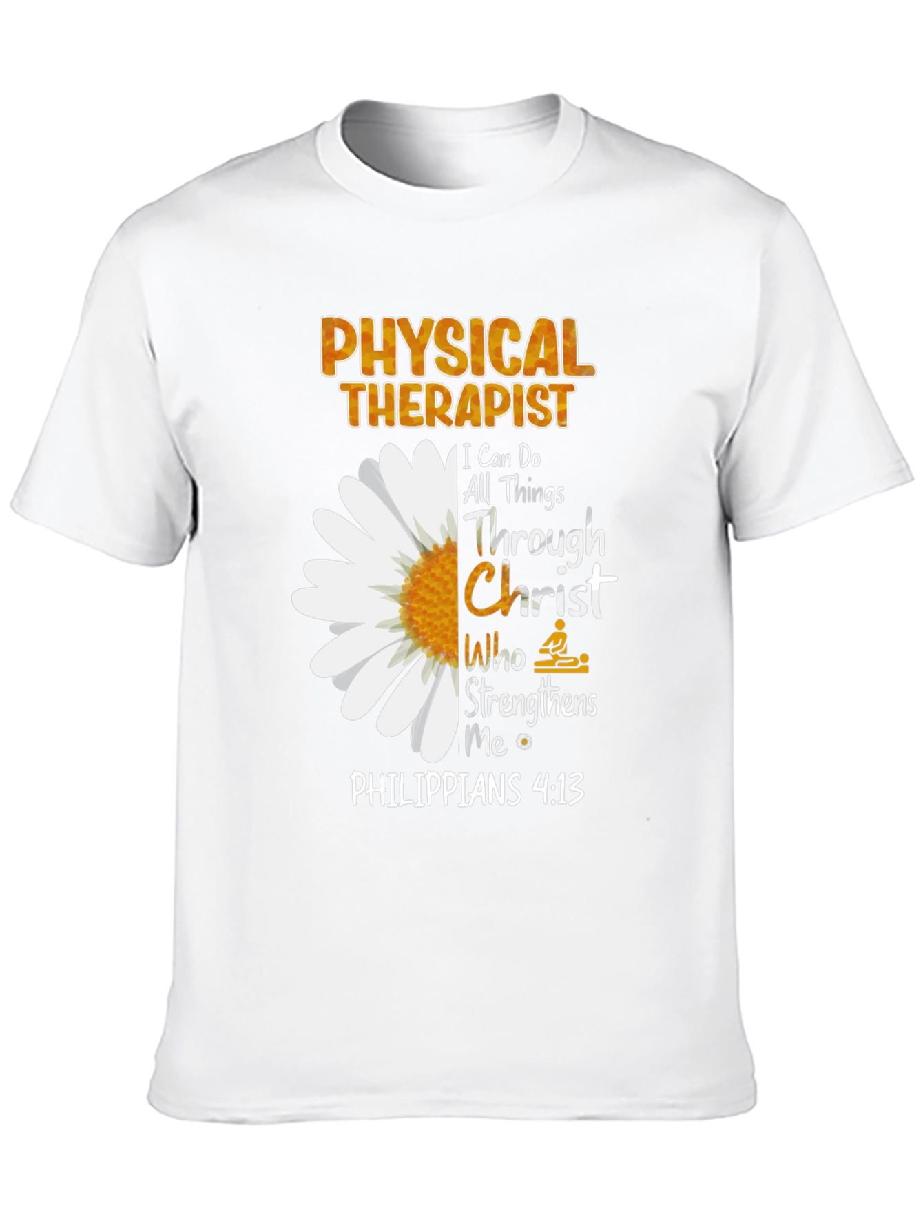 Physical Therapist Christian Floral T-Shirt