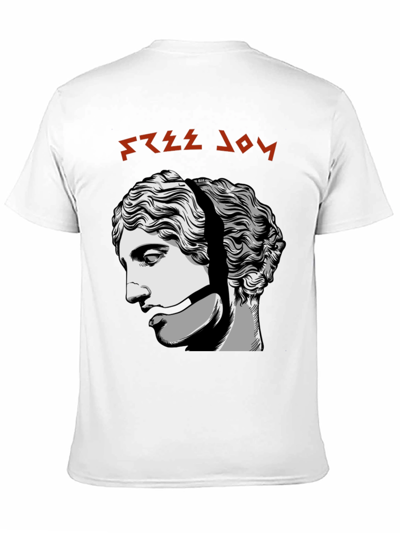 Free Joy Graphic Tee - Black Cotton T-Shirt